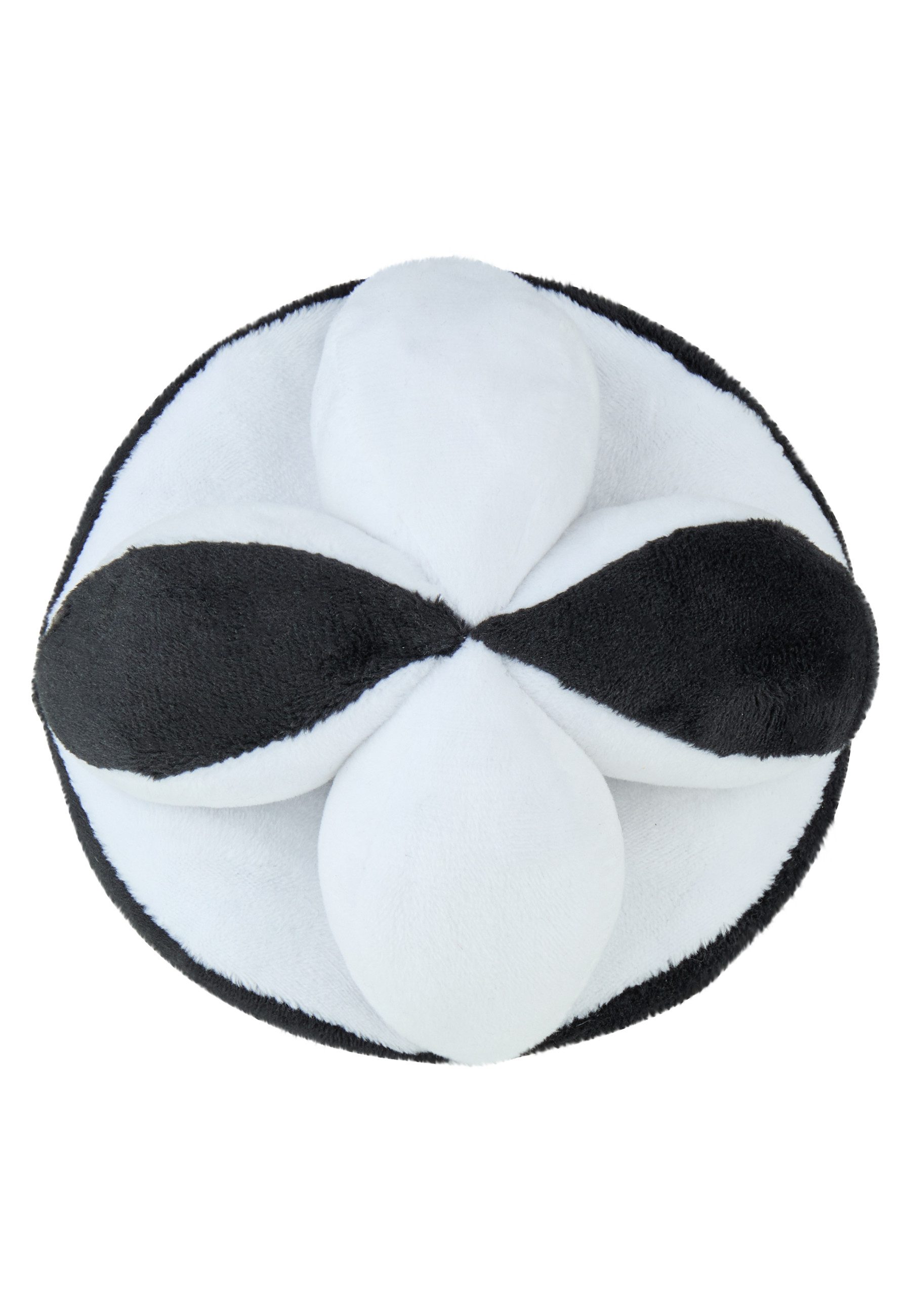 Sterntaler® Spielball Stoffball (1-St), weich, wattiert, Knisterpapier, Quietsche, Rassel, griffiges Design