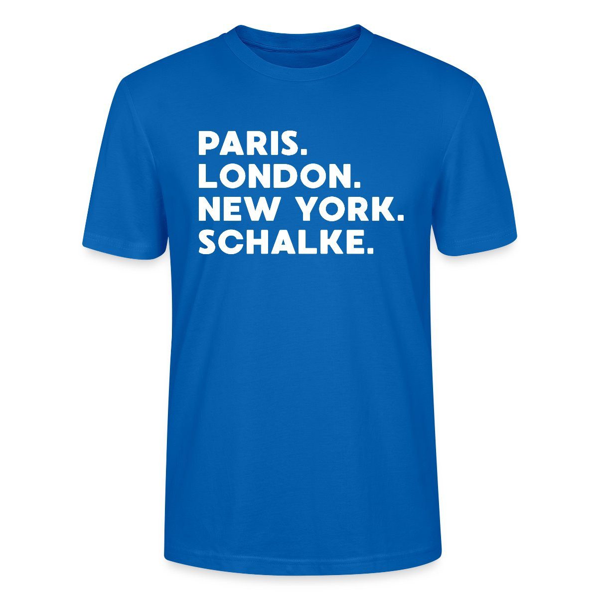 Spreadshirt T-Shirt Schalke Leidenschaft Weltstadt Fußball Unisex Bio T-Shi günstig online kaufen