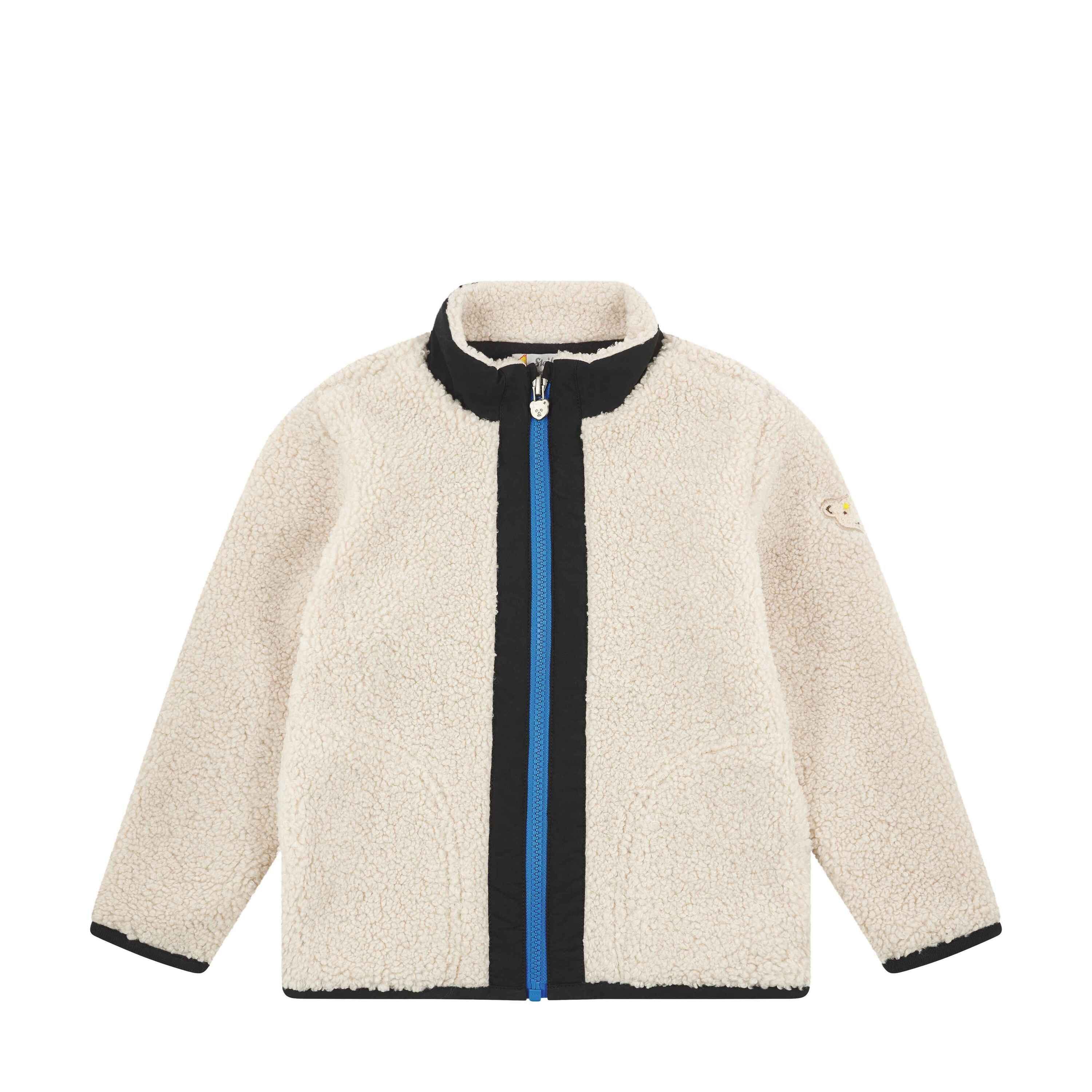 Steiff Fleecejacke Fleecejacke Racer, gefüttert