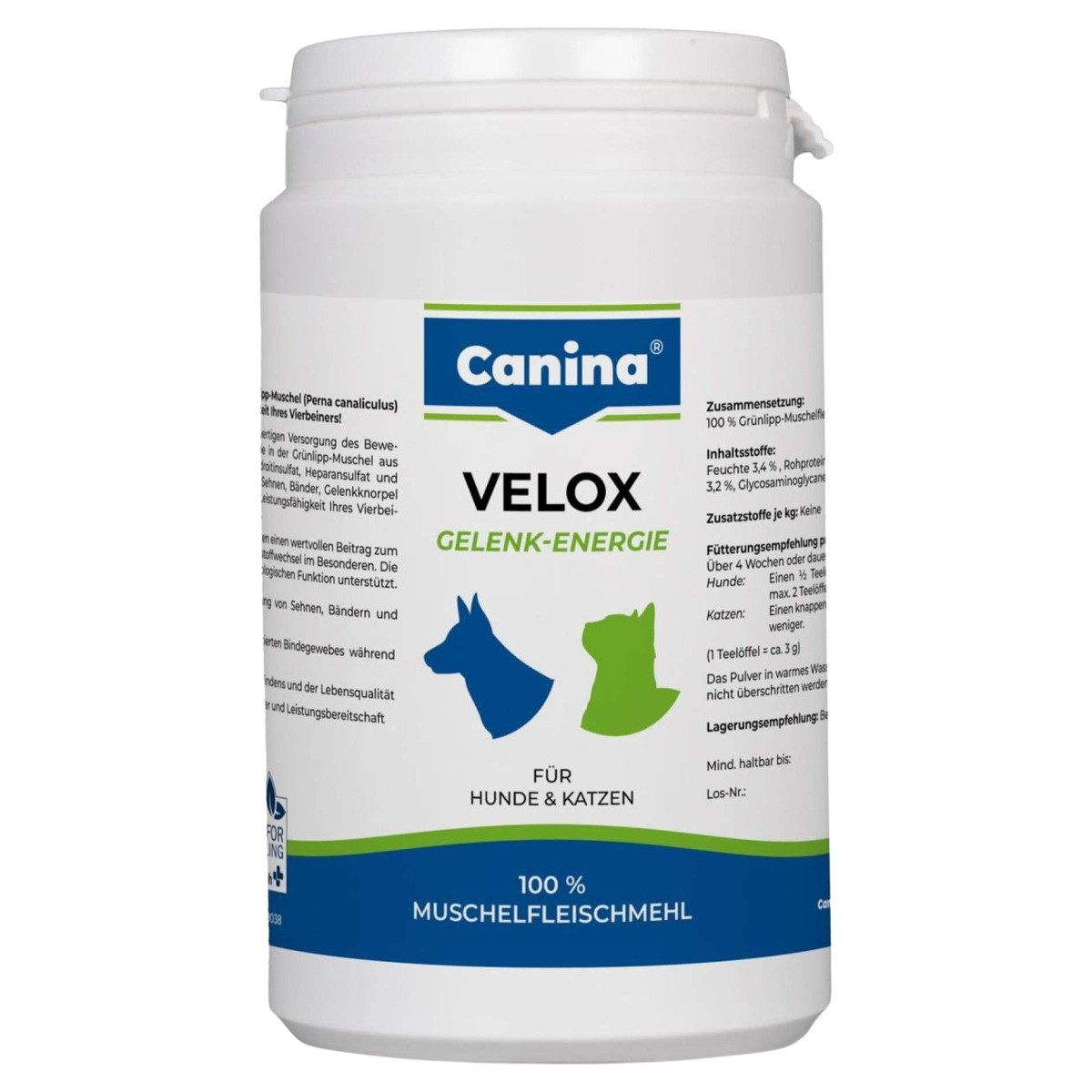 Canina Velox Gelenkenergie 150 g für Hunde, Nahrungsergänzungsmittel für: Hund