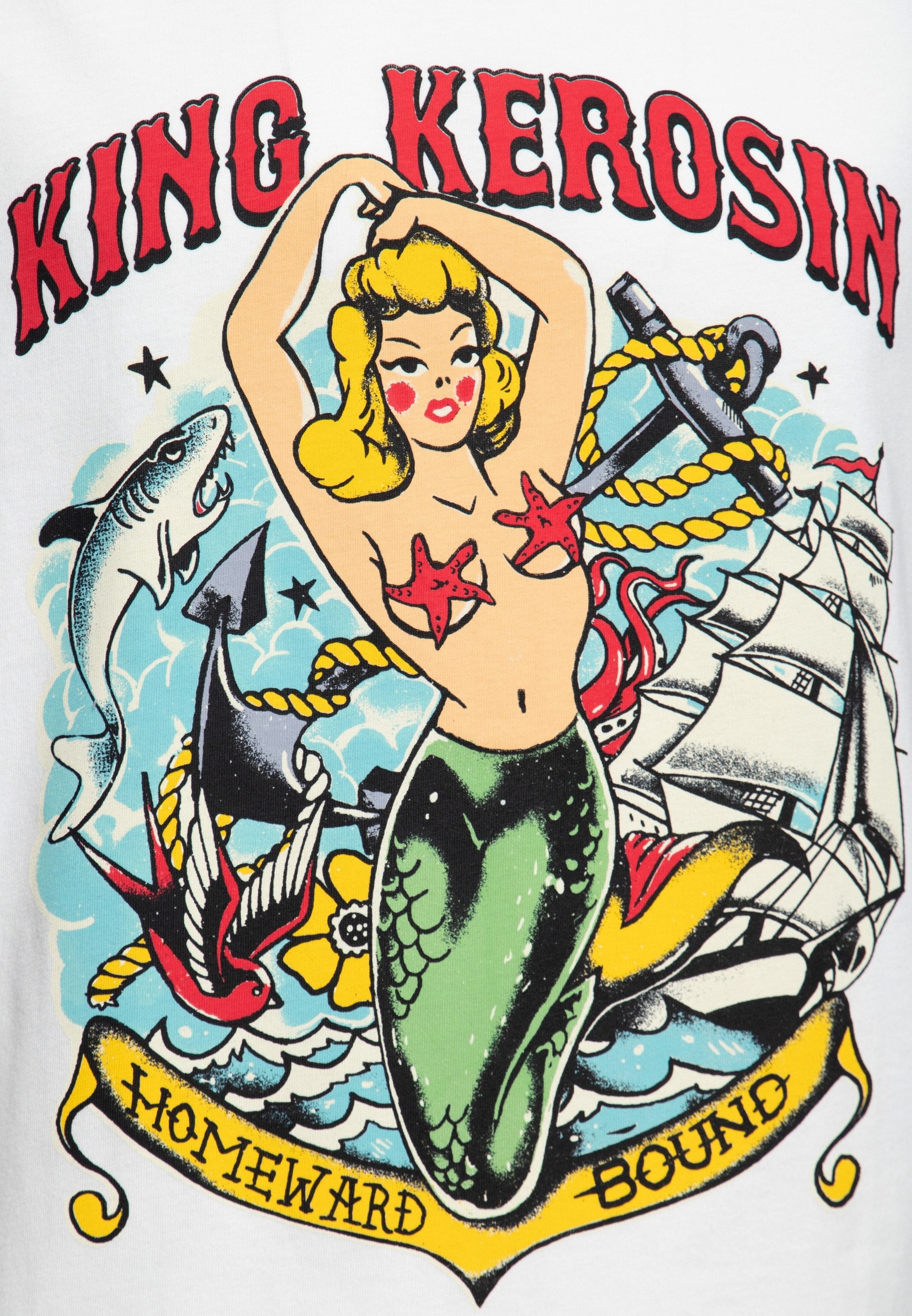KingKerosin Print-Shirt Homeward Bound (1-tlg) mit Vintage-Motiv Print