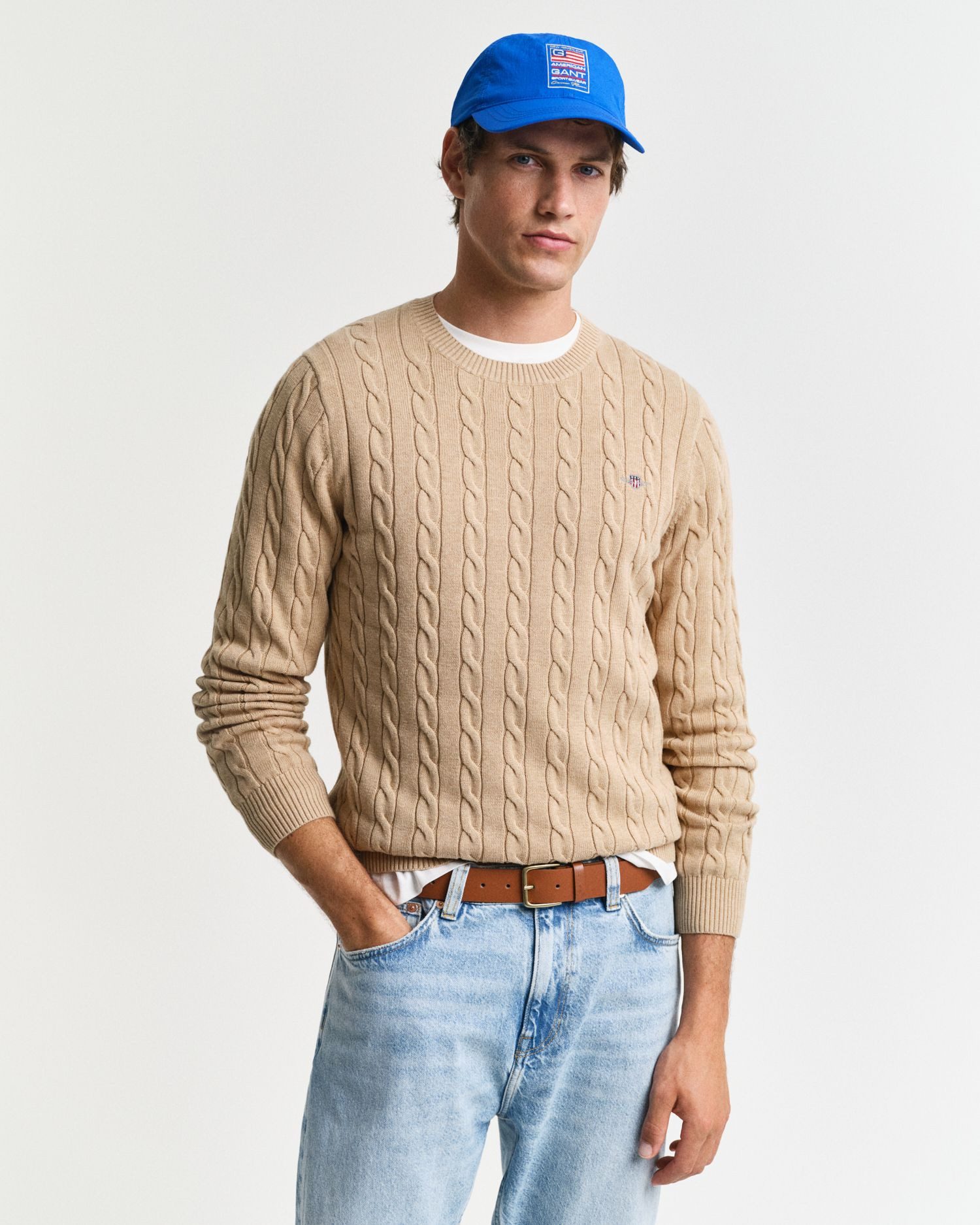 Gant Strickpullover Pullover Strickpullover R-Neck (1-tlg) günstig online kaufen