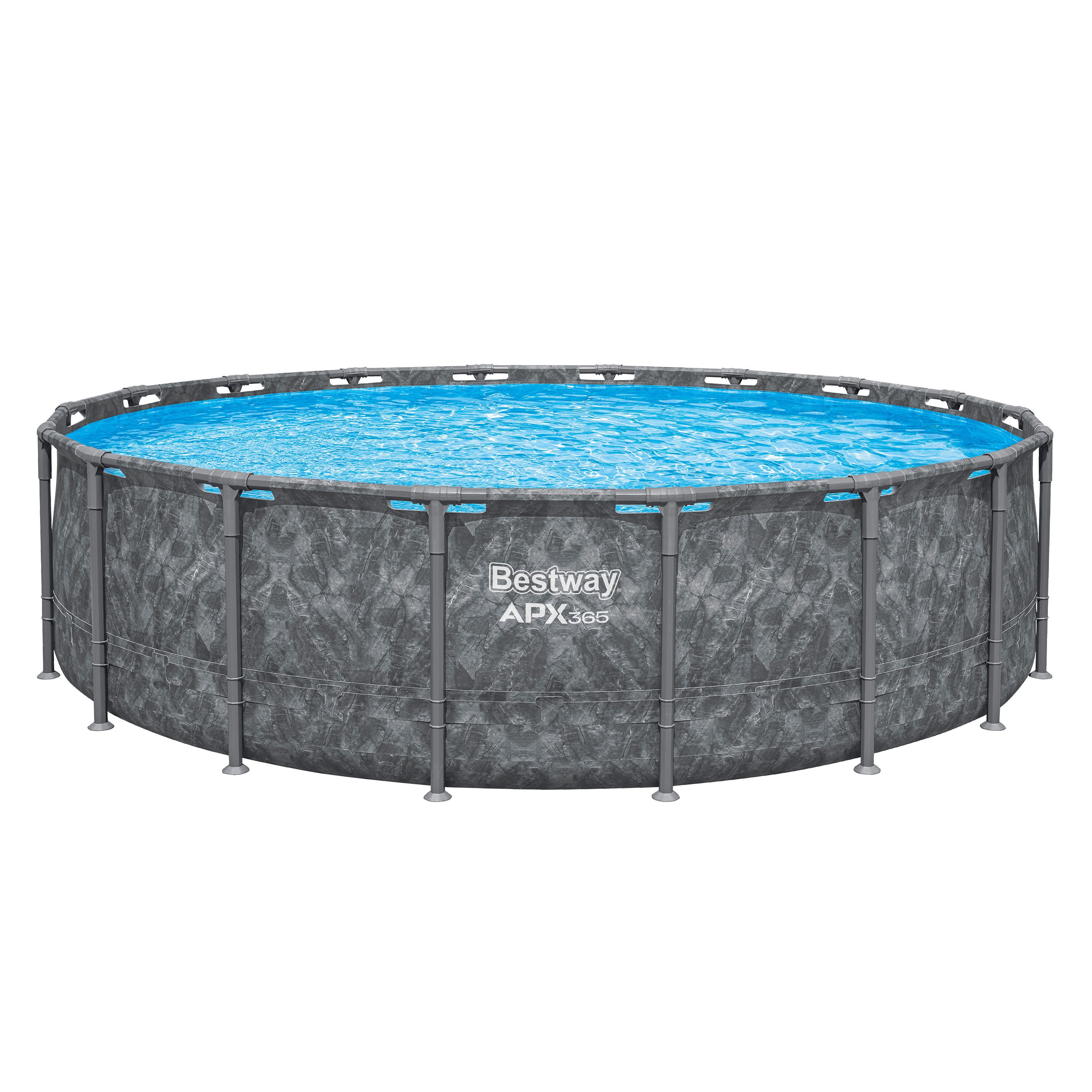 Bestway Framepool APX365™ Winterfest (Packung, ohne Zubehör), Ø 549 x 132 cm