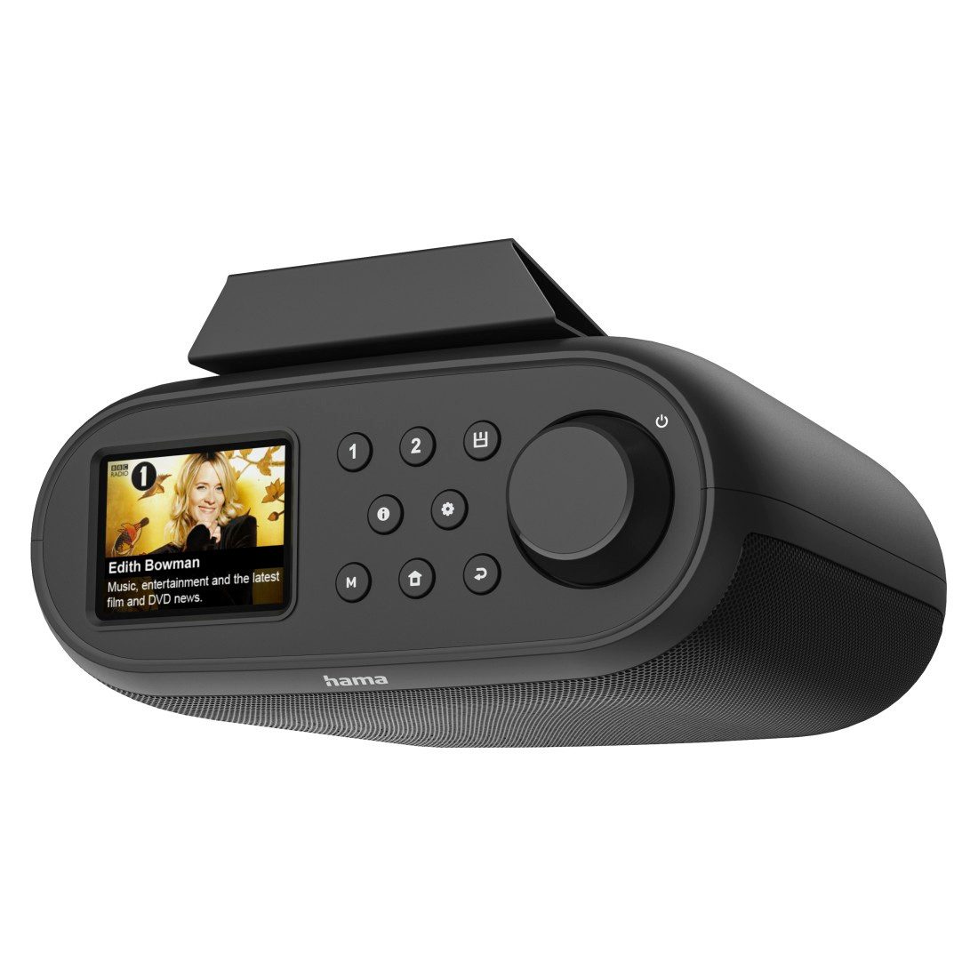 Hama DAB-Radio (mit Bluetooth, Digitalradio, FM/DAB plus, Radiowecker) Digitalradio (DAB) (5 W, Unterbauradio mit Montagematerial)