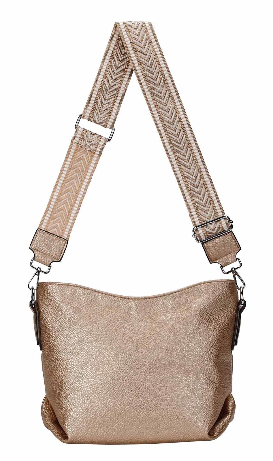 ITALYSHOP24 Schultertasche Damen Tasche Shopper CrossBody Brusttasche Umhän günstig online kaufen