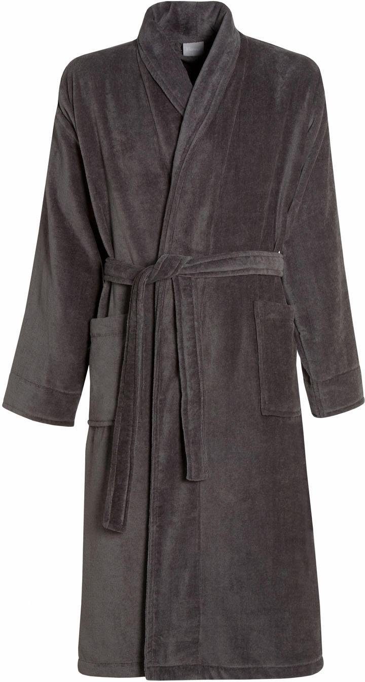 Seahorse Bademantel Seahorse Pure Unisex, Langform, Velours, Schalkragen, G günstig online kaufen