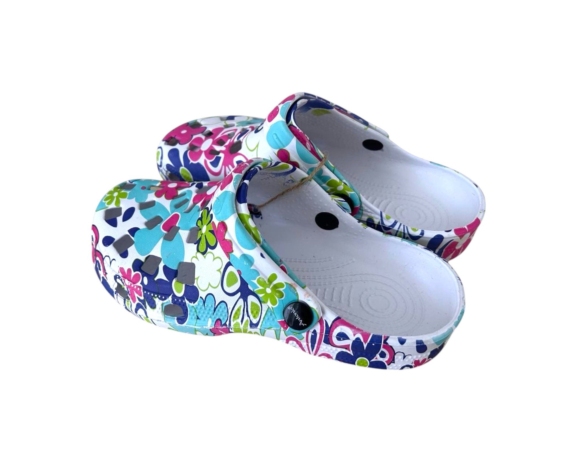 VewoTex Damen Clogs Blumen » günstige günstig online kaufen