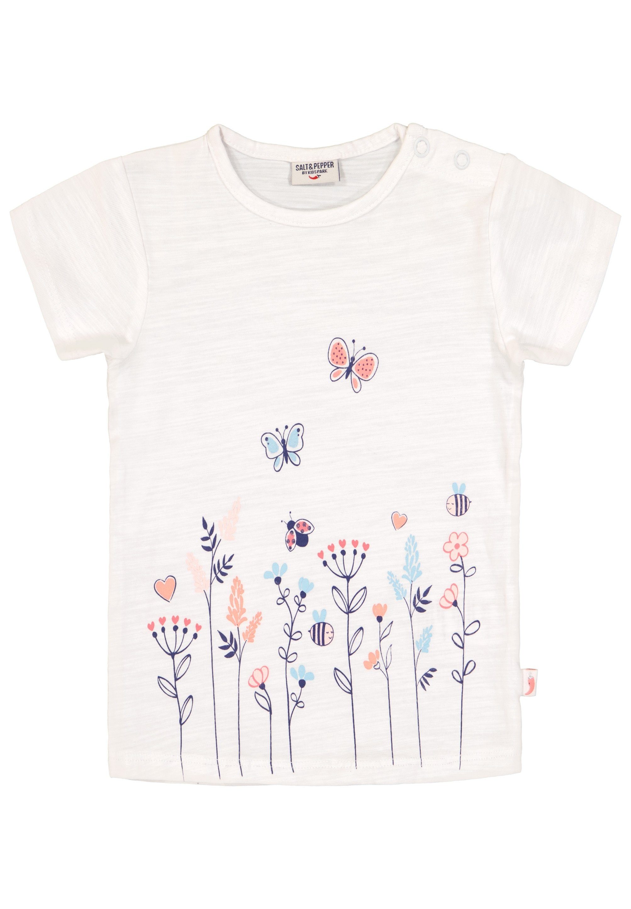 AND Flowers PEPPER T-Shirt Print (1-tlg) S/S SALT