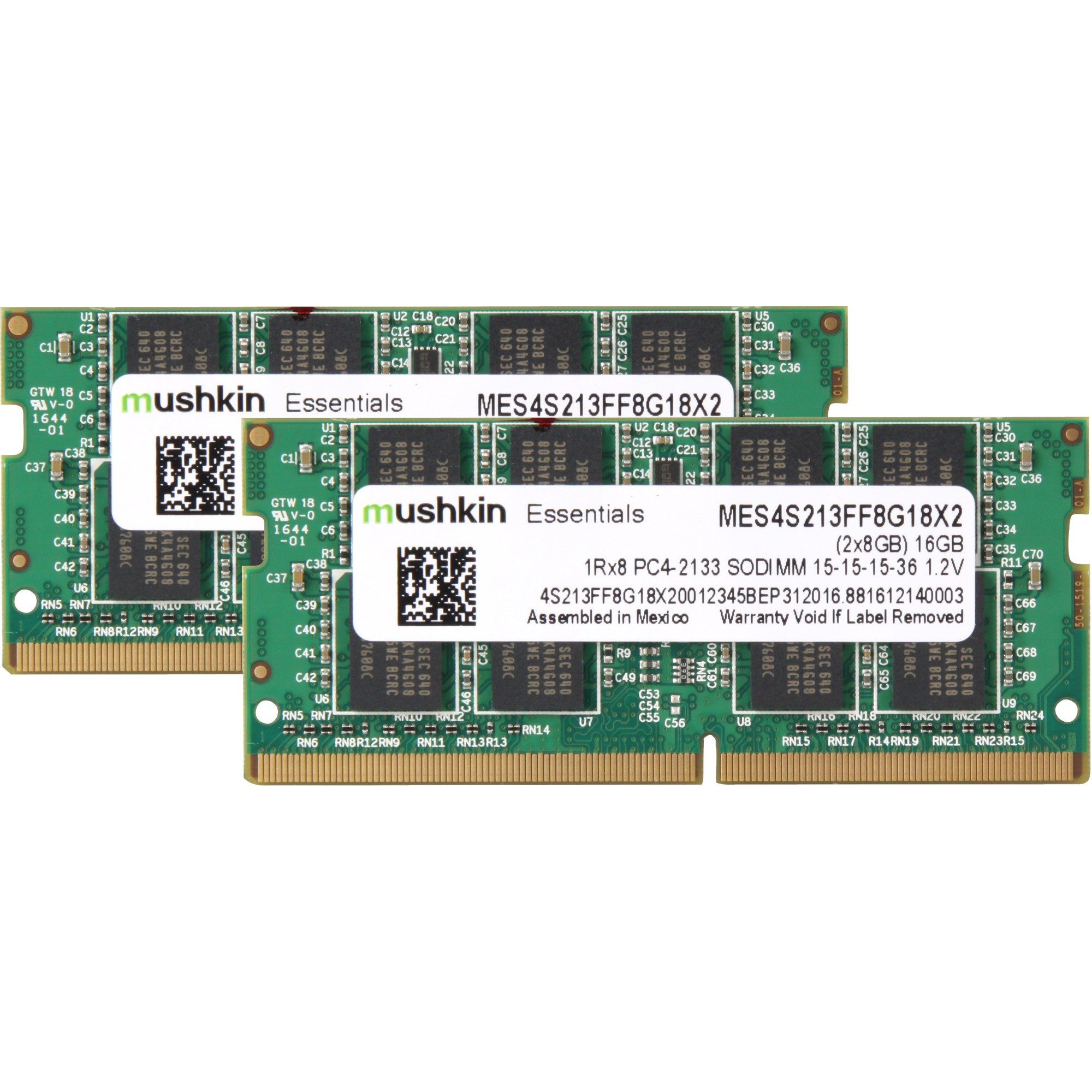 Mushkin Mushkin SO-DIMM 16 GB DDR4-2133 (2x 8 GB) Пам'ять