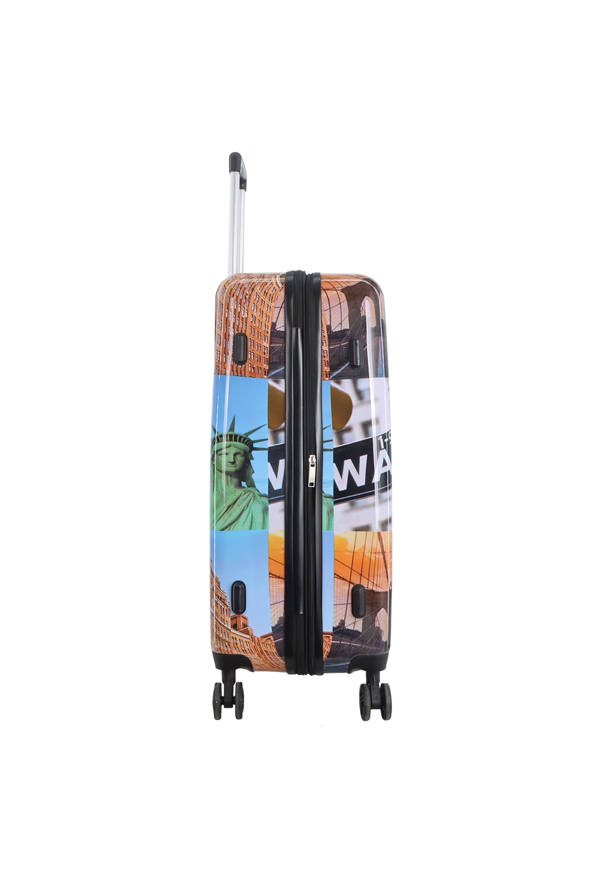 Saxoline® Koffer New York City, aus robustem ABS/PC-Material