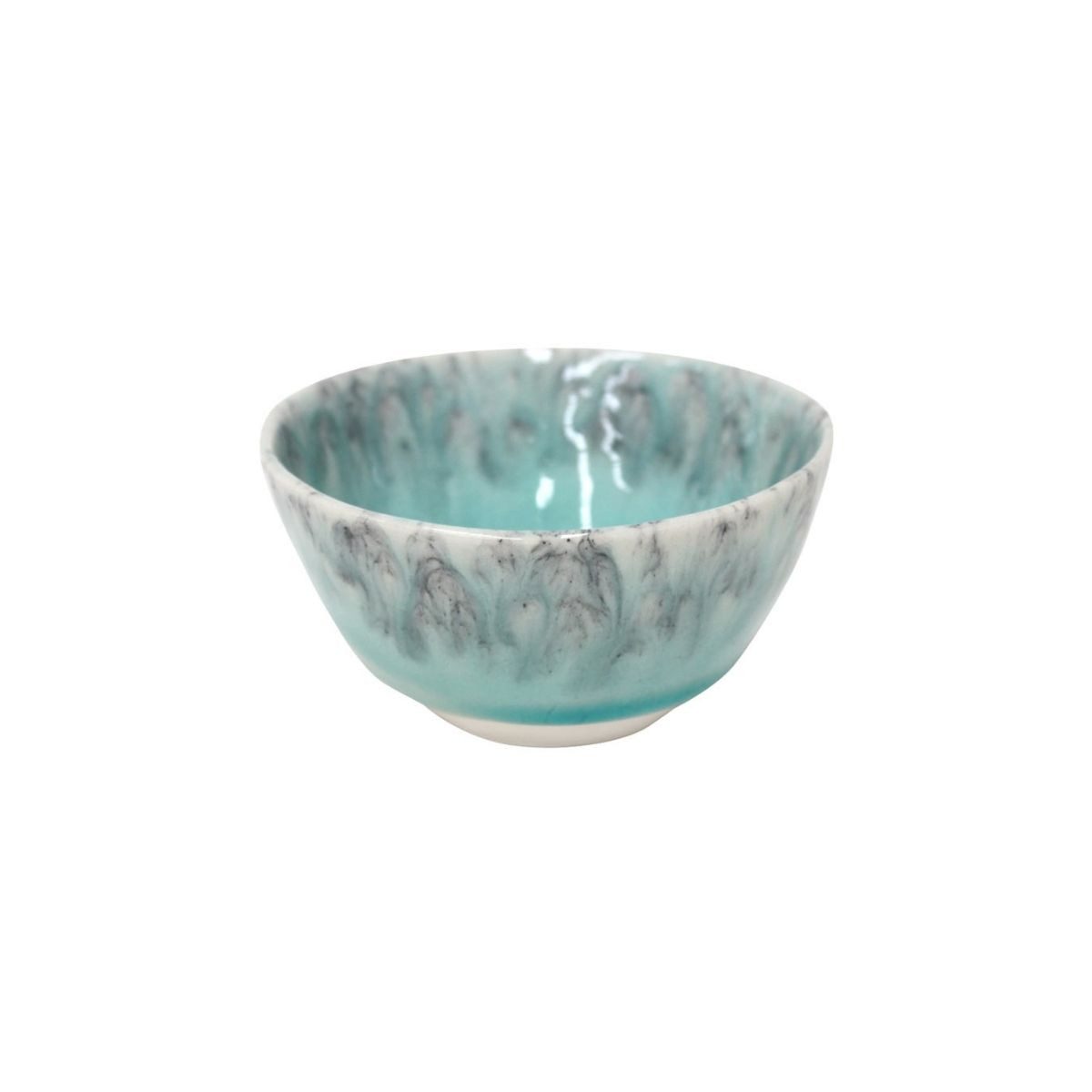 Costa Nova Snackschale Madeira Craquelé Blau, Costa Nova, 9 cm, Keramik, (1-tlg), Ø ca. 9 cm, Höhe ca. 4,6 cm, Fassungsvermögen 11 cl