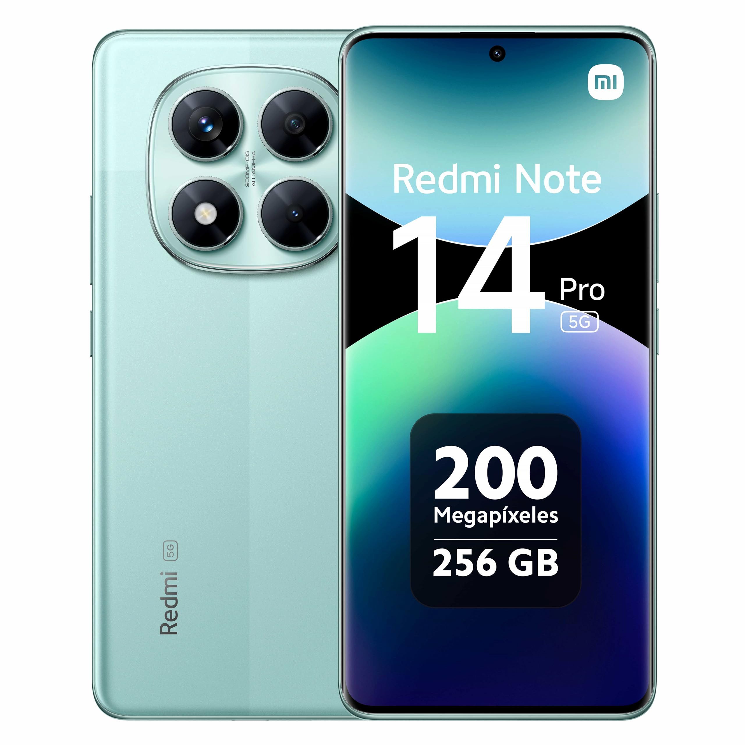 Xiaomi Redmi Note 14 Pro 5G 12GB RAM 512GB ROM Smartphone (200 MP Kamera, ohne StromAdapter und Kopfhörer)