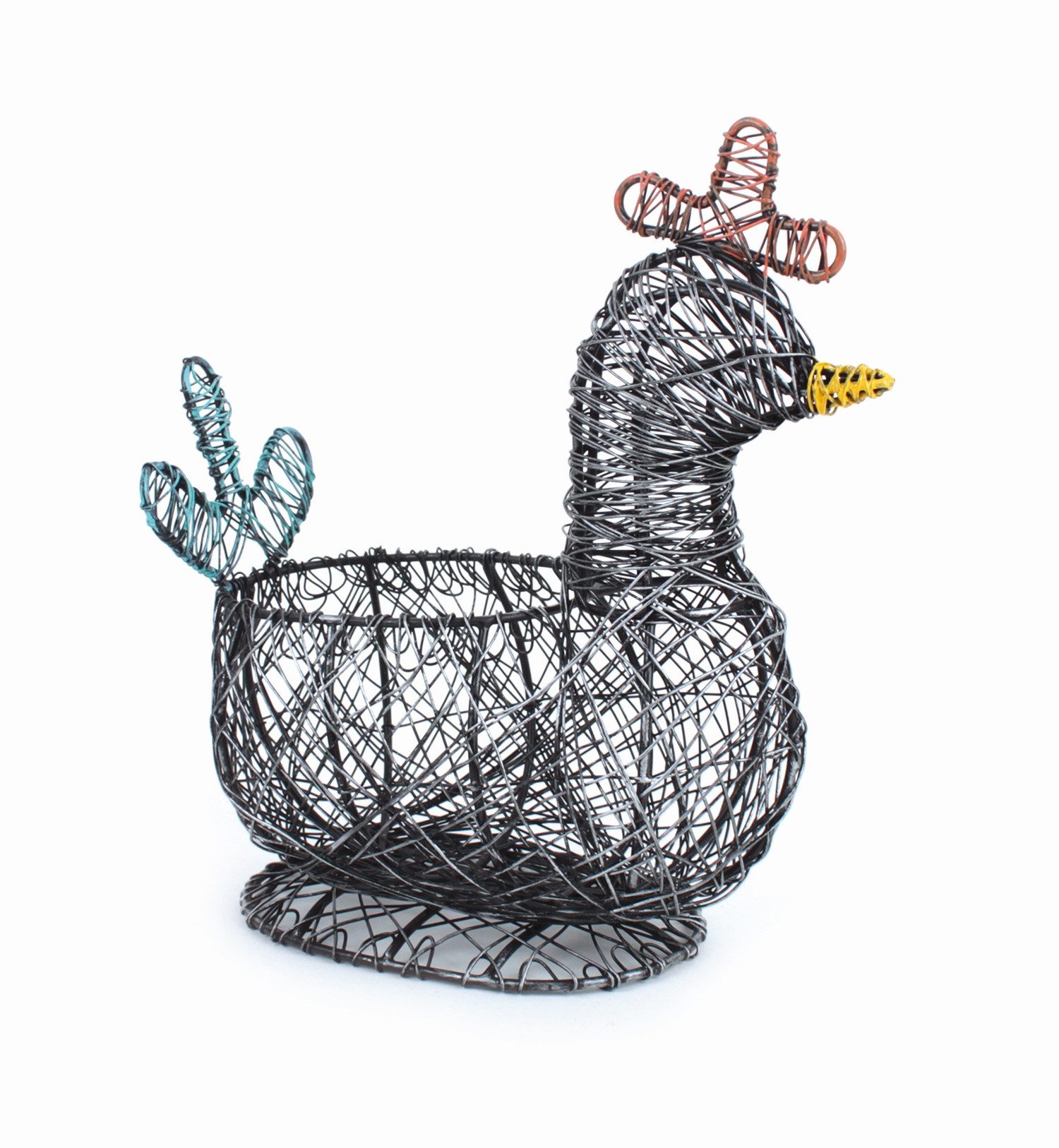El Puente Aufbewahrungskorb Korb "Huhn", Handmade, Handmade