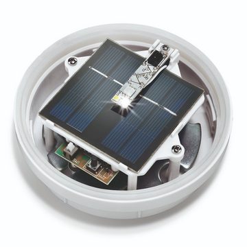 esotec Gartenleuchte Schwimmfähiges Solar Leuchtkugel 2er Set 20cm IR-Fernbedienung