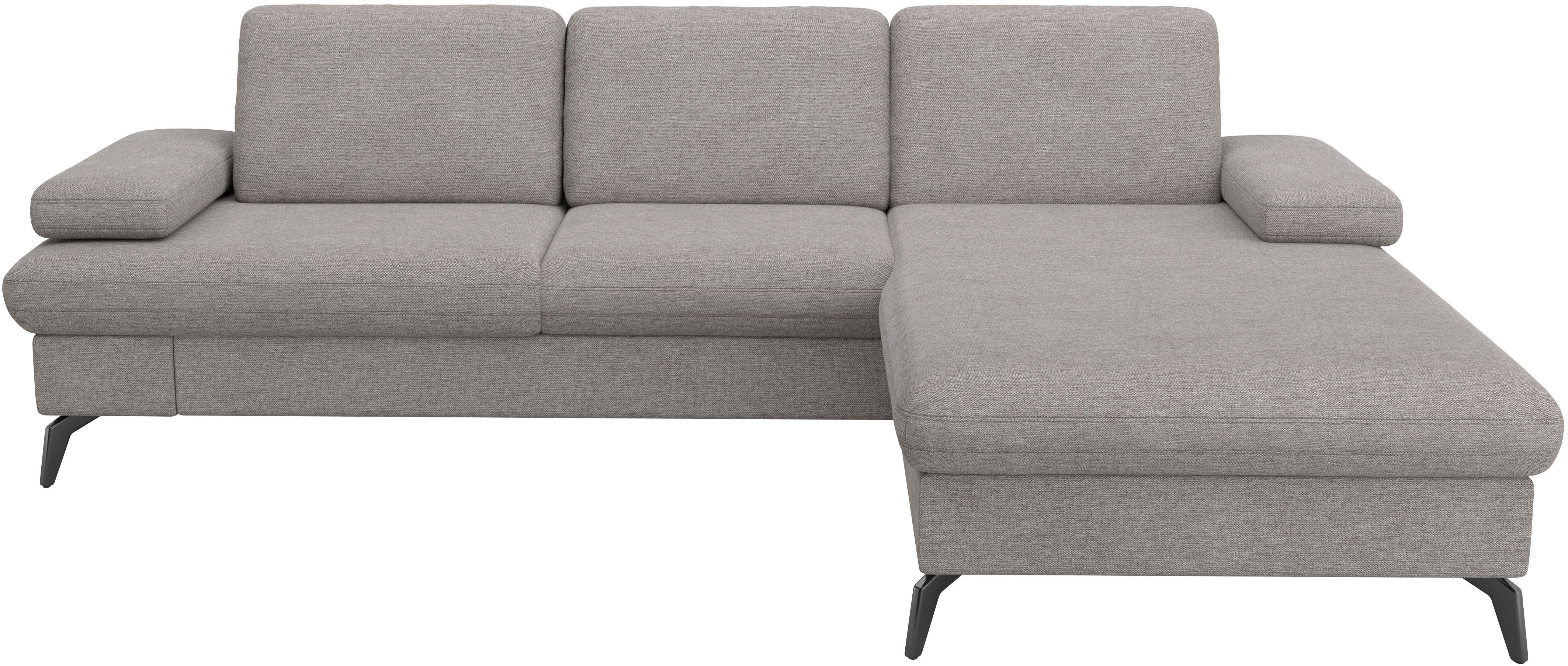 sit&more Ecksofa Morris Jubi L-Form, B: 247 cm, mit Armteilfunktion & 1 Zierkissen, optional Schlaffunktion