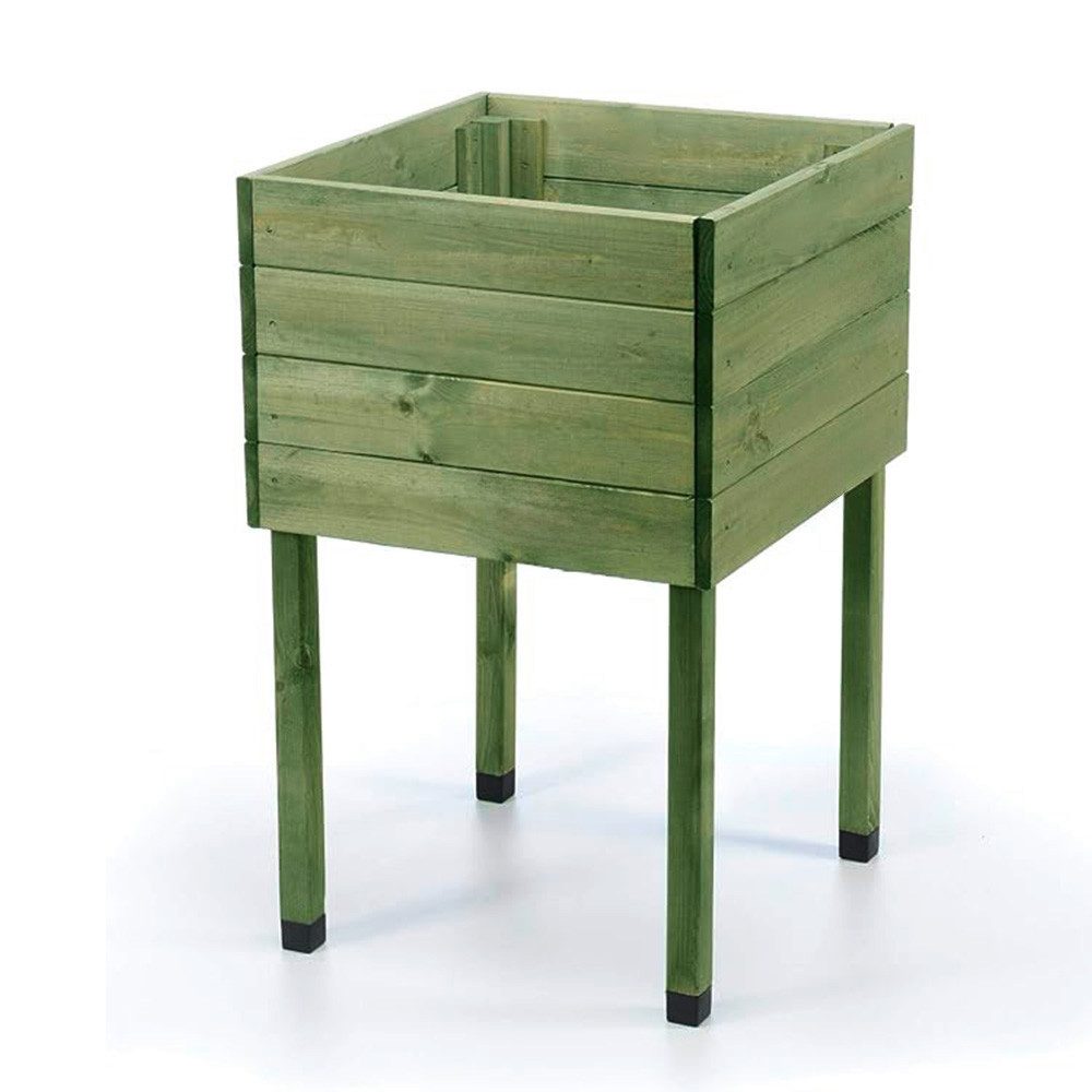 Zestri Hochbeet mit Füßen aus Holz für Garten und Balkon, Made in