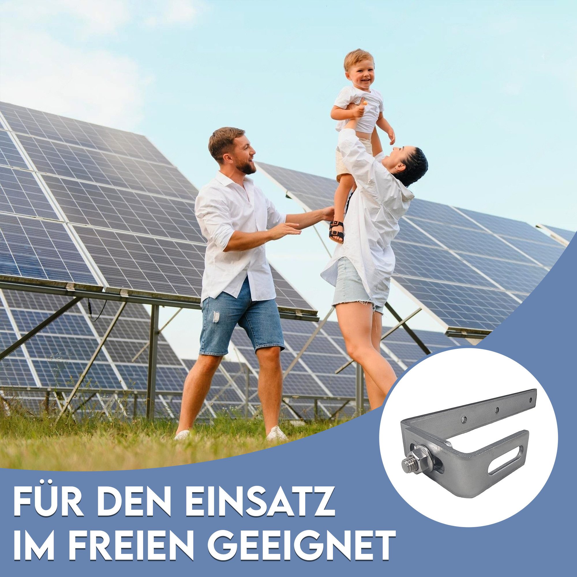 SolX Klapphaken SolX Balkongeländerhalterung eckig für günstig online kaufen