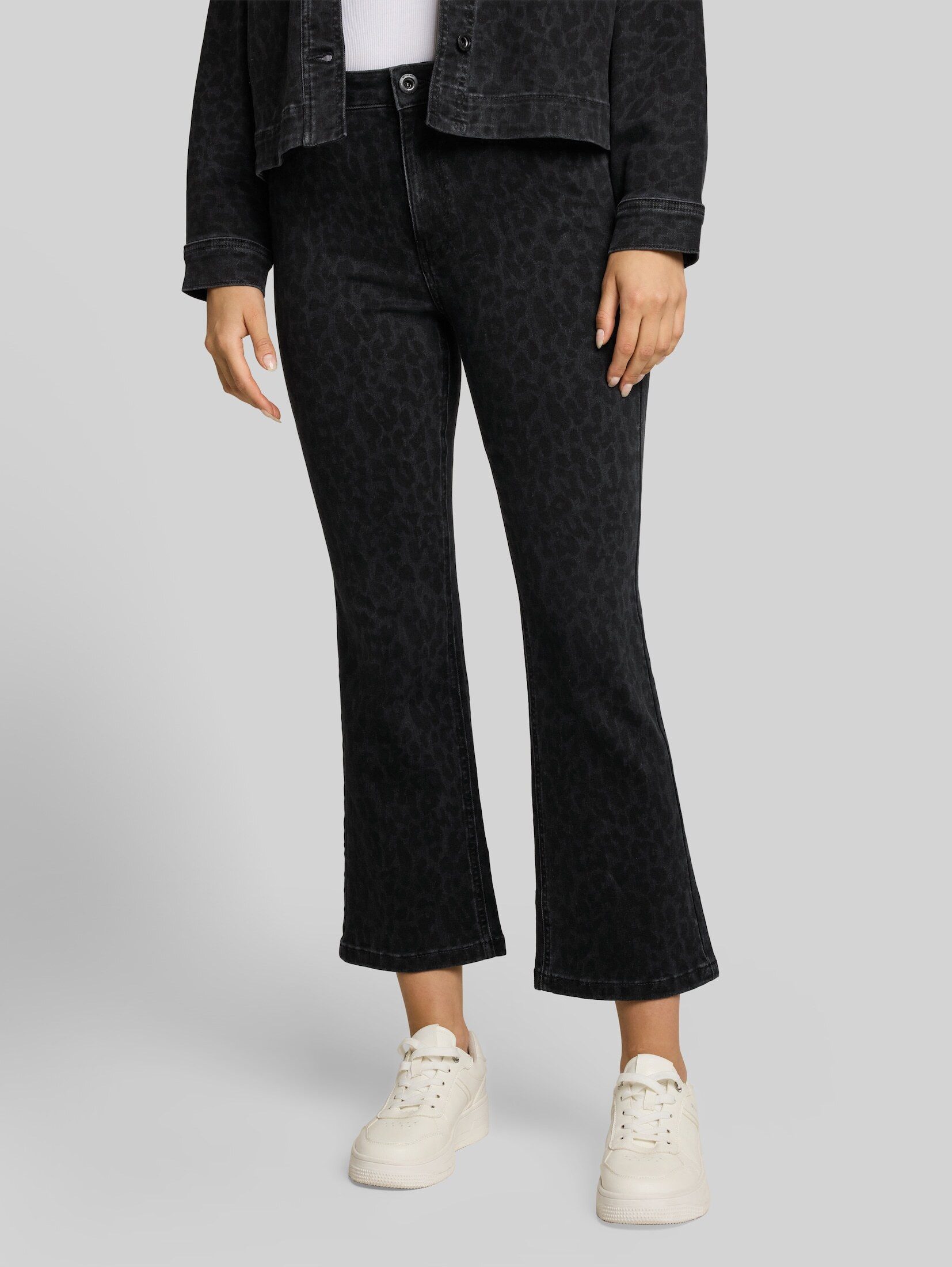 TOM TAILOR 7/8-Jeans Jeanshosen TTROMY FLARE Jeans