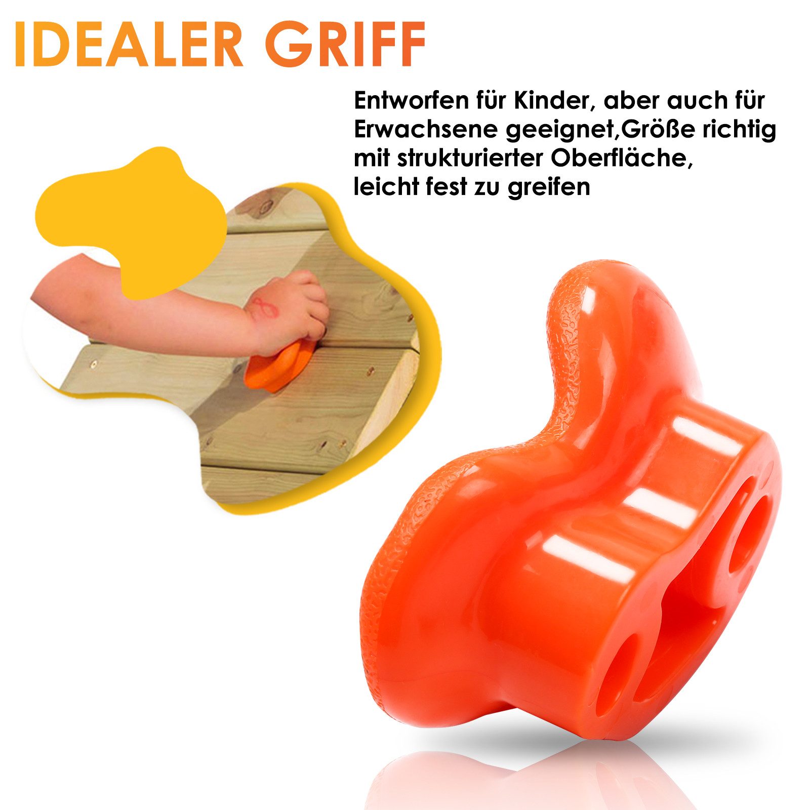 Clanmacy Klettergriff 50X Klettergriffe Outdoor Klettersteine Baumklettergriffe