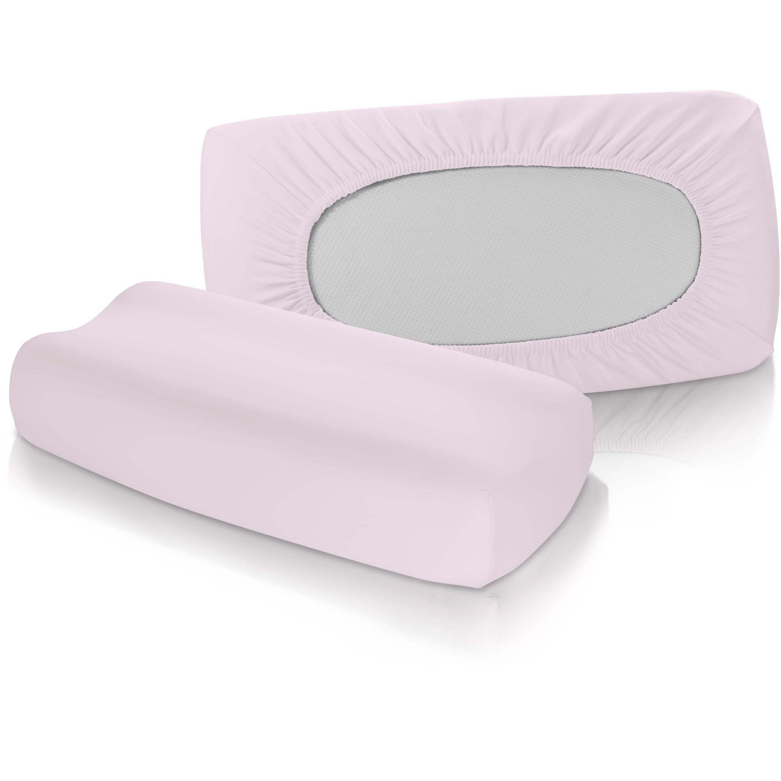 fleuresse Kissenbezüge Fleuresse Vital-Comfort Jersey-Bezug für Nackenstützkissen rose