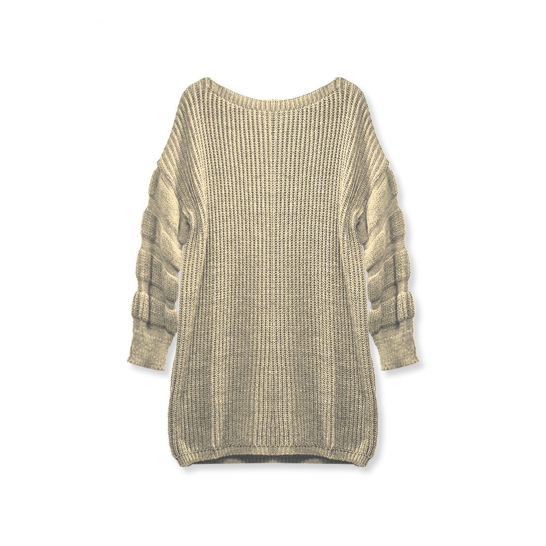 LaMarta Stillpullover Damen Longpullover Oversize Strick günstig online kaufen