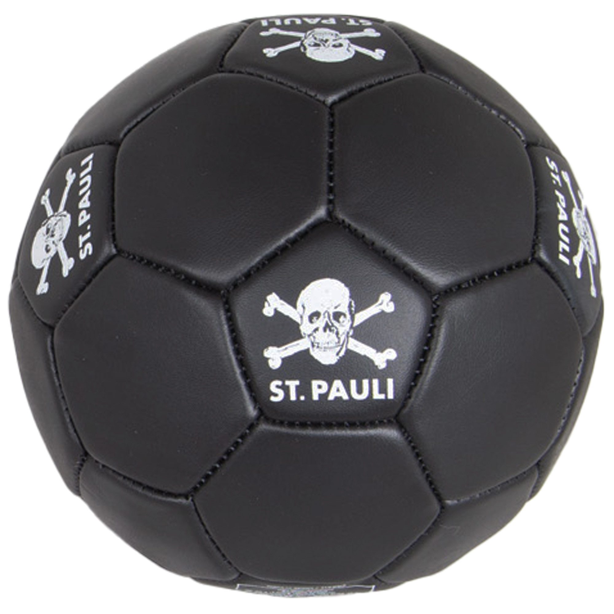 FC St. Pauli Fußball FC St. Pauli - Mini Ball Totenkopf Größe 1 - schwarz