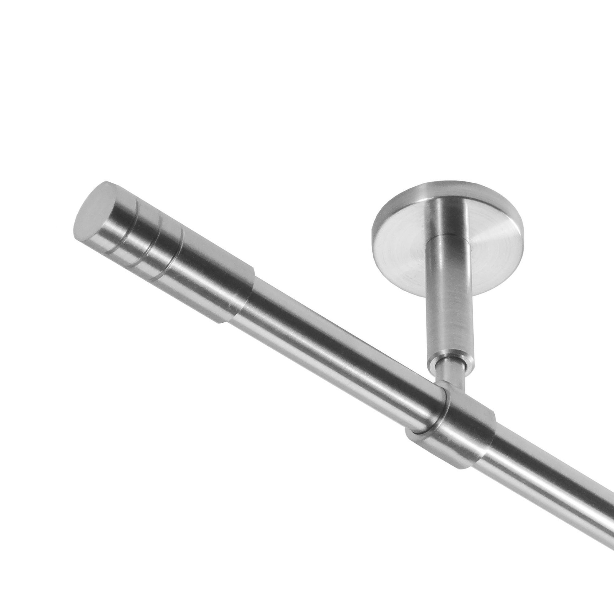 BASIT Gardinenstange Rohr Edelstahl 16 mm günstig online kaufen