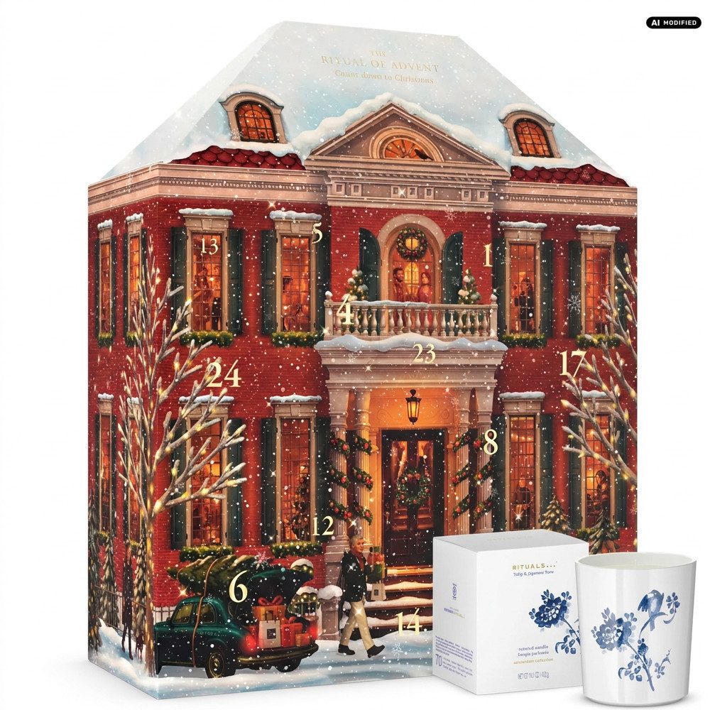 Rituals Adventskalender Rituals Classic Adventskalender 2026 mit Duftkerze, Beauty Adventskalender mit zusätzlicher Duftkerze