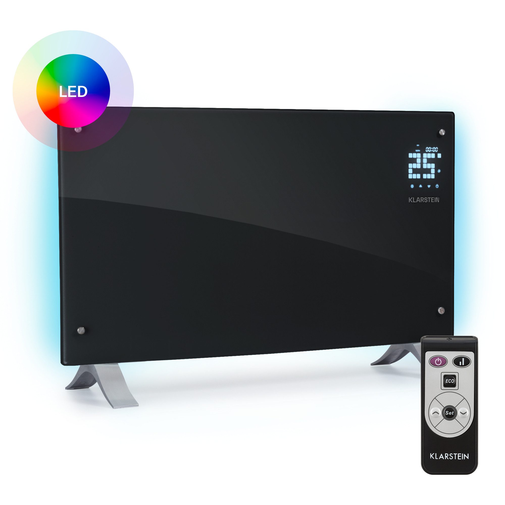 Klarstein Heizstrahler Bornholm Curved Ambient, 2000 günstig online kaufen