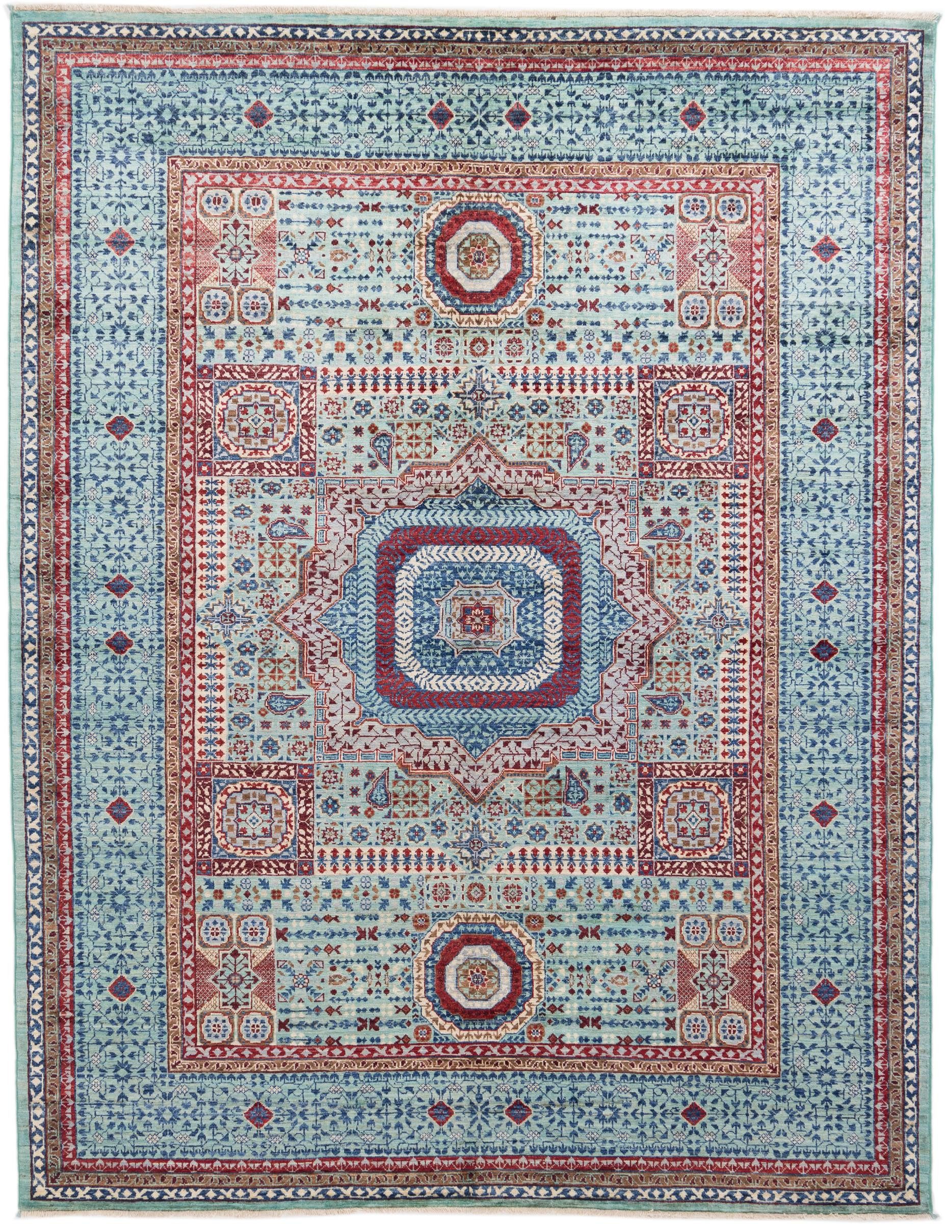 Nain Trading Orientteppich Mamluk 185x239 Handgeknüpfter Orientteppich, rechteckig, Höhe: 10 mm