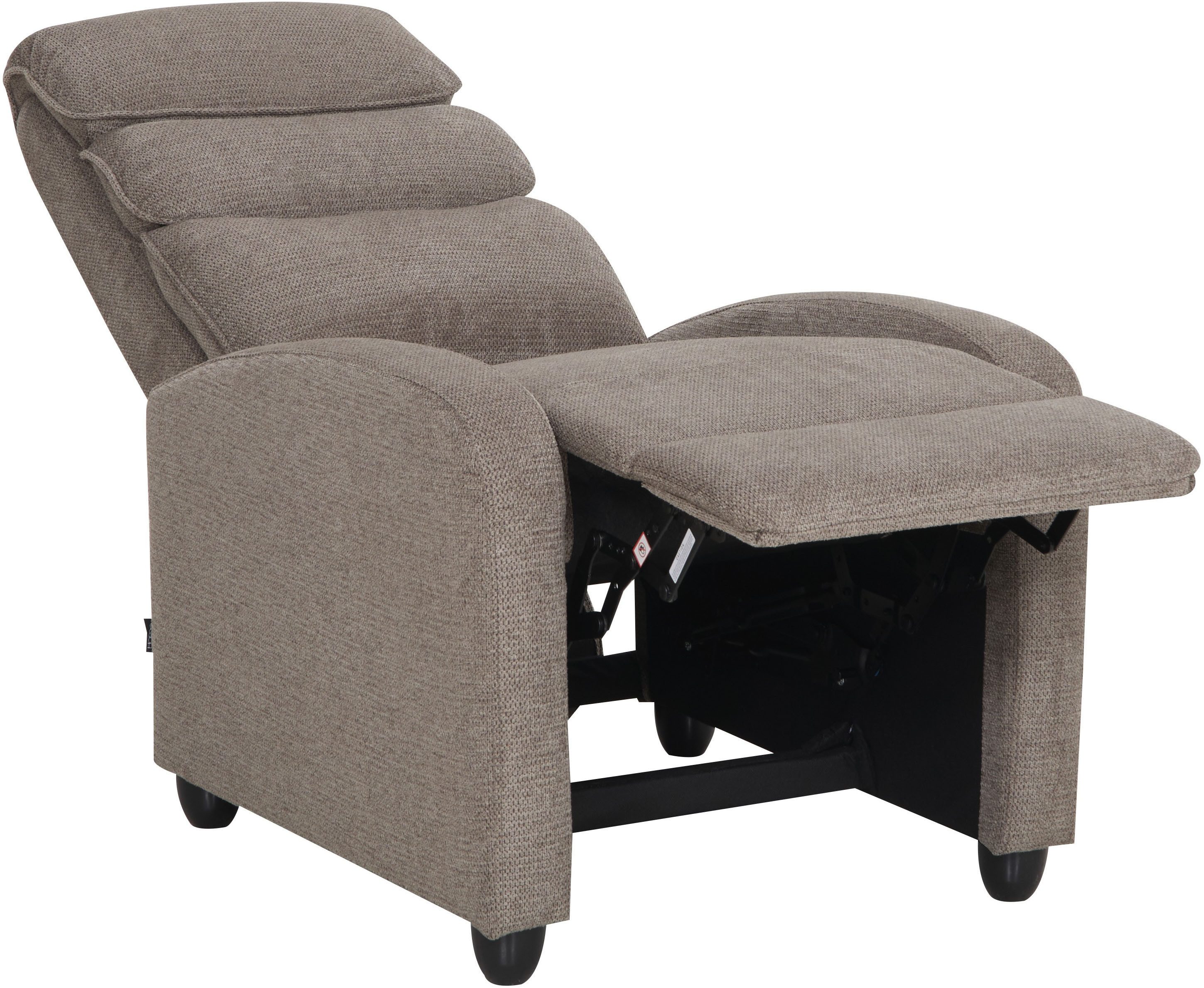 Home affaire Relaxsessel BERVILLE, TV-Sessel, Ruhesessel mit Schlaffunktion, Webstoff, Liegesessel mit manueller Relaxfunktion