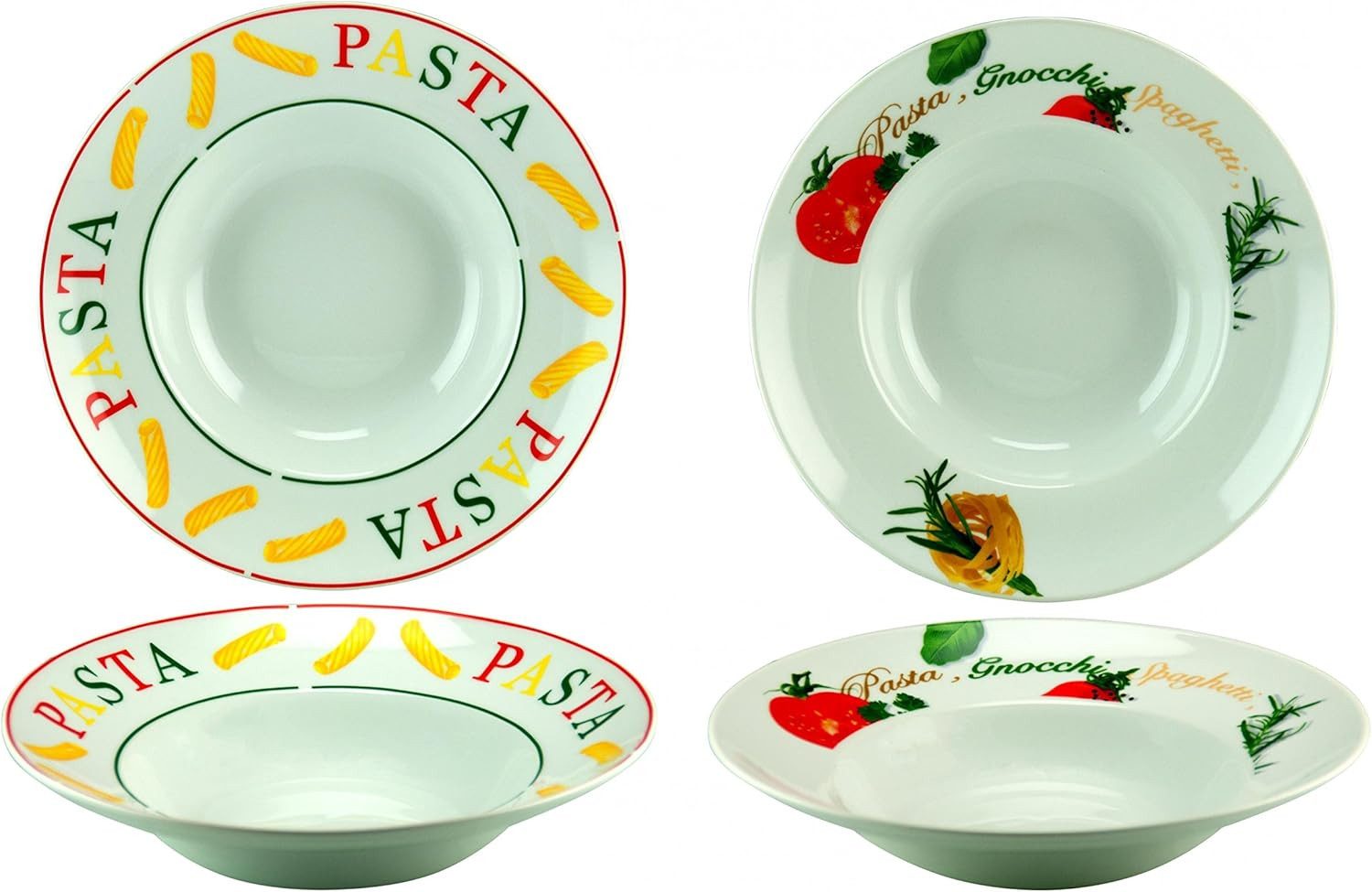 van Well Pastateller Pastateller Maße: ø 27 cm, Motive sortiert, (1 St)
