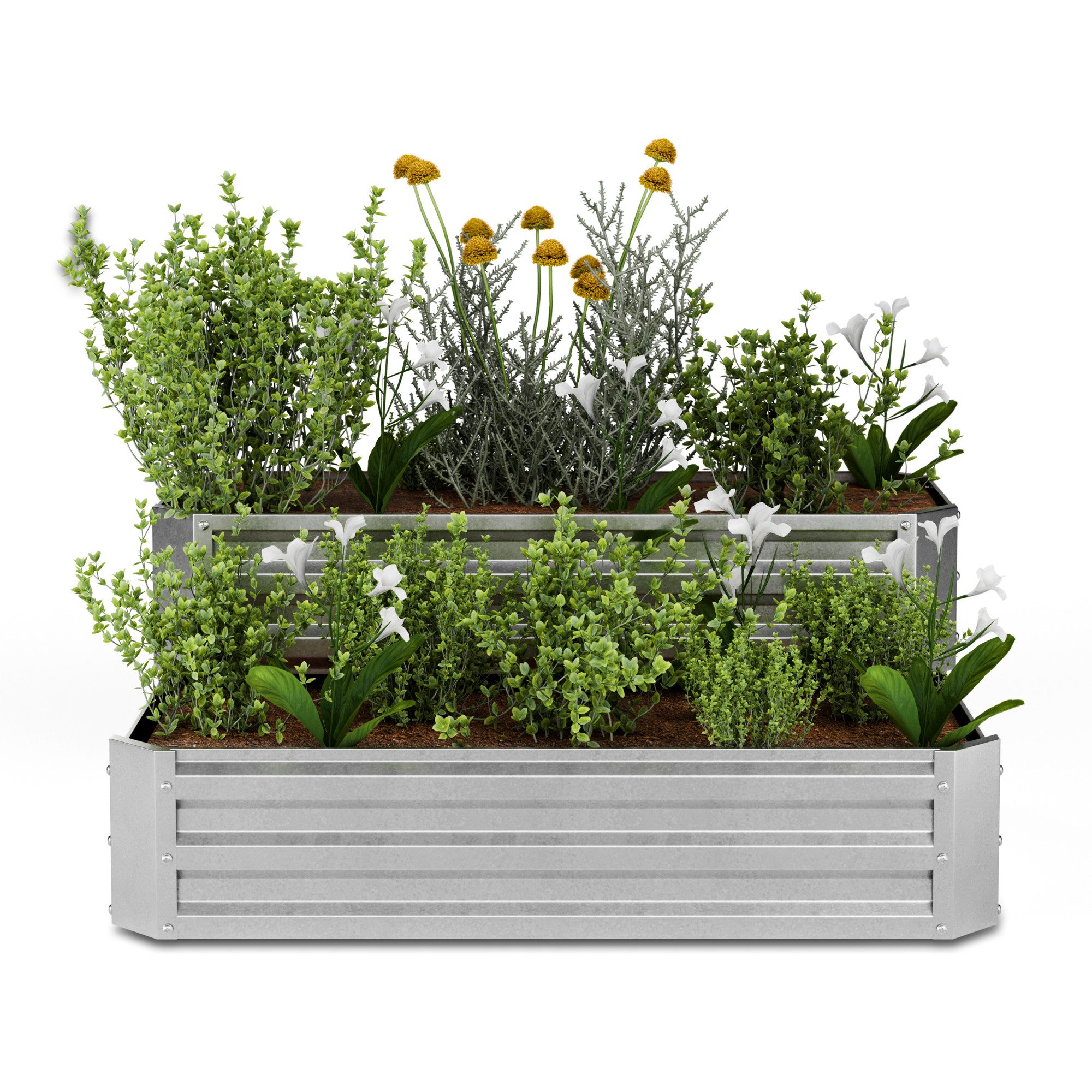 Hochbeet High Grow Hochbeet 2 Ebenen 405 L
