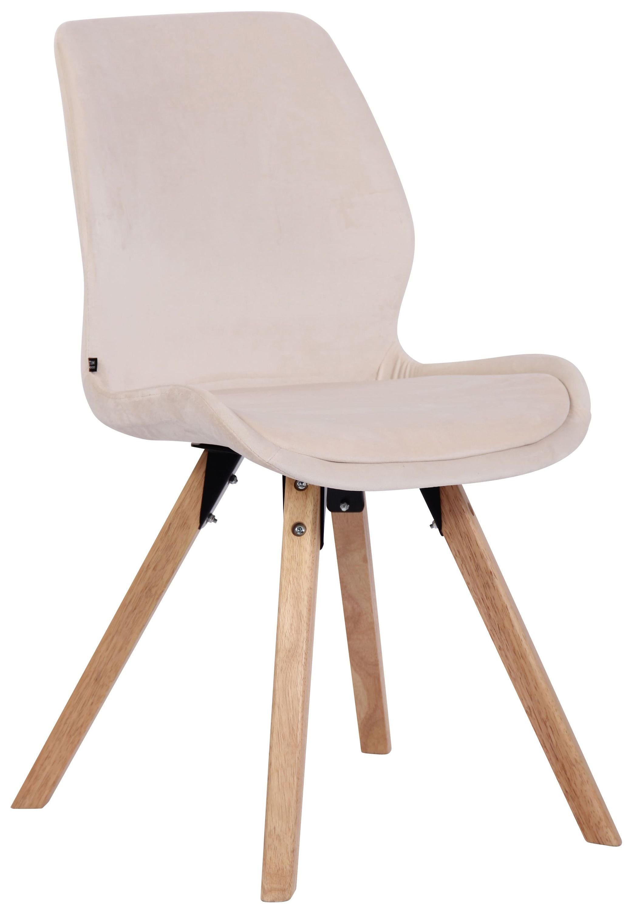 CLP Esszimmerstuhl Luna, Mit Rückenlehne und Holzbeinen | Stühle