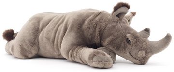 Uni-Toys Kuscheltier Nashorn groß, liegend - 54 cm (Länge) - Plüsch-Rhino - Plüschtier, zu 100 % recyceltes Füllmaterial