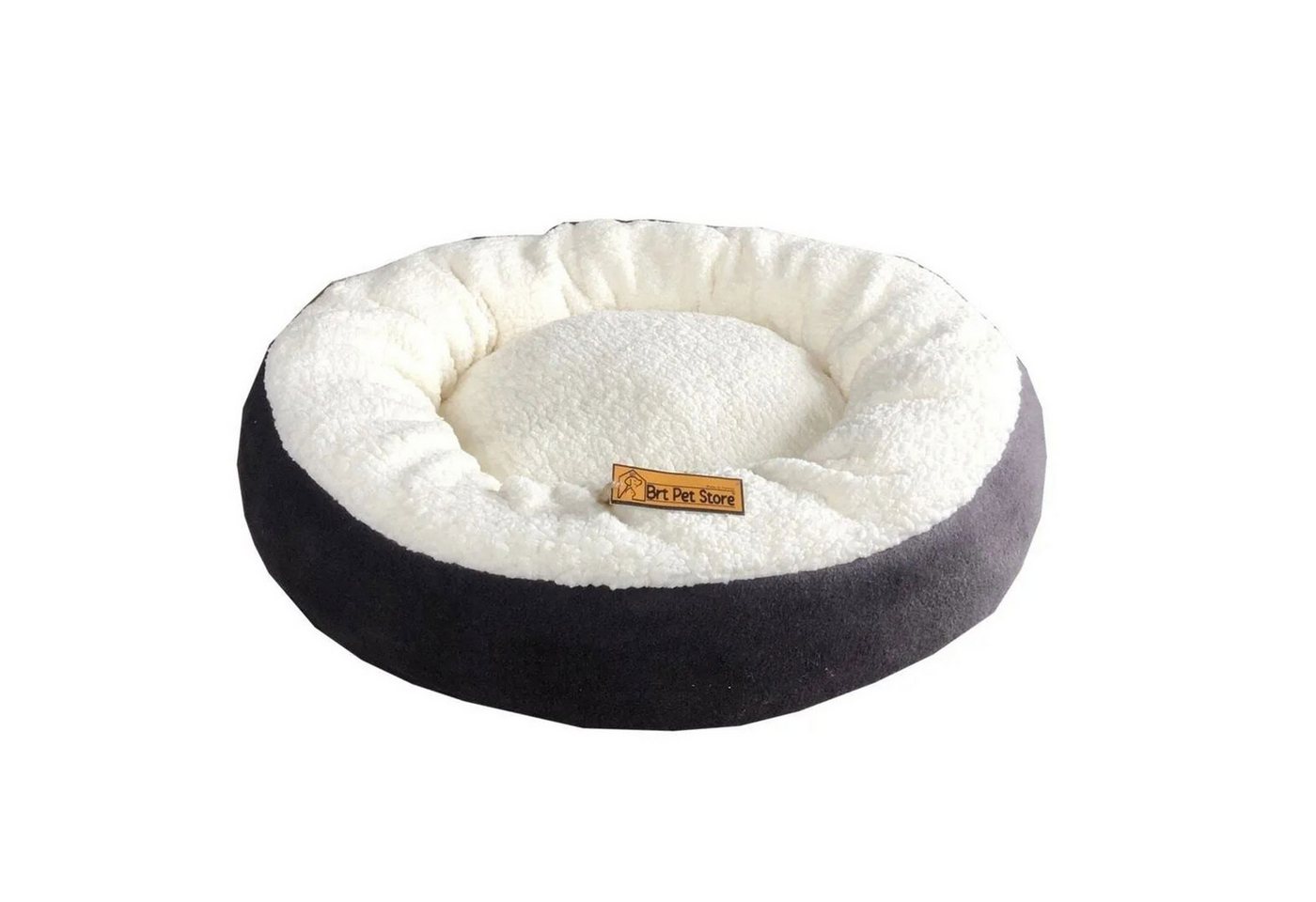 Thumbnail - Jungengel Katzenliege Katzenbett Katzenkissen 55cm Grau Rot weich kuschelig Haustierbett, Extra Soft, Waschbar bis 30°C,...