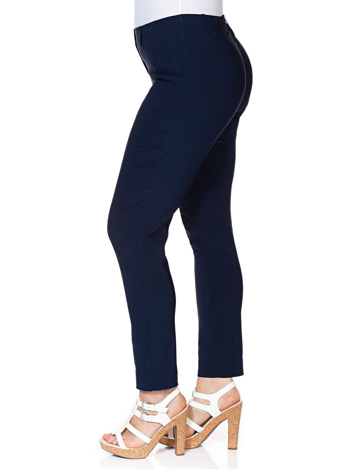 Sheego Stretch-Hose Große Größen knitterarm und pflegeleicht