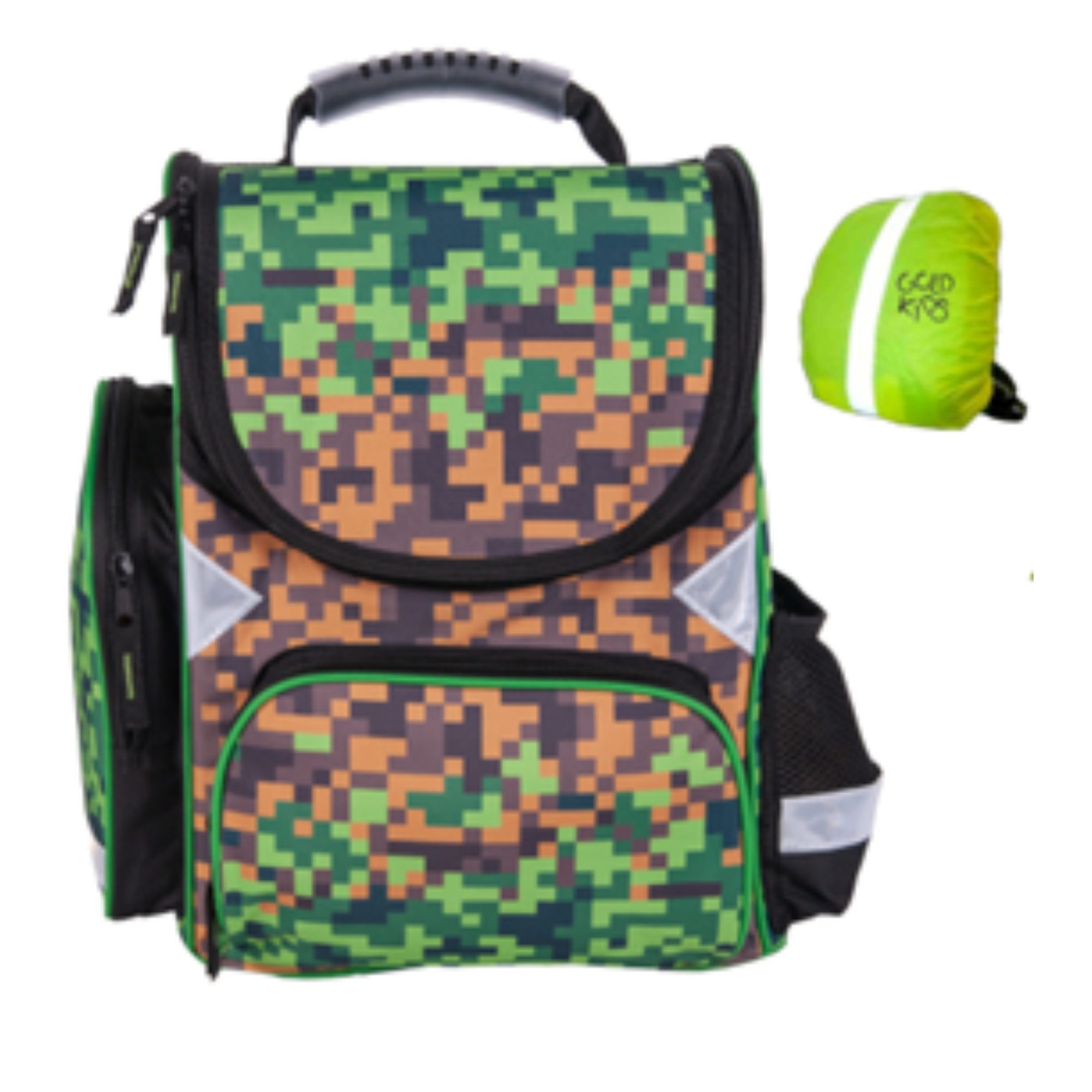 GOLDKIDS Schulranzen Schulrucksack Teenager (Kinderrucksack, für Jungen und Mädchen), mit Regenschutz