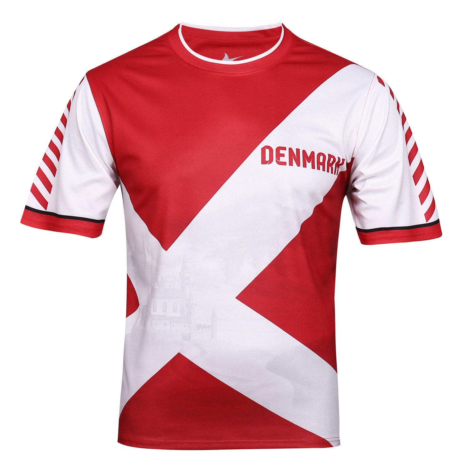 Strickmütze Antonio Dänemark Herren Trikot Gr. S rot