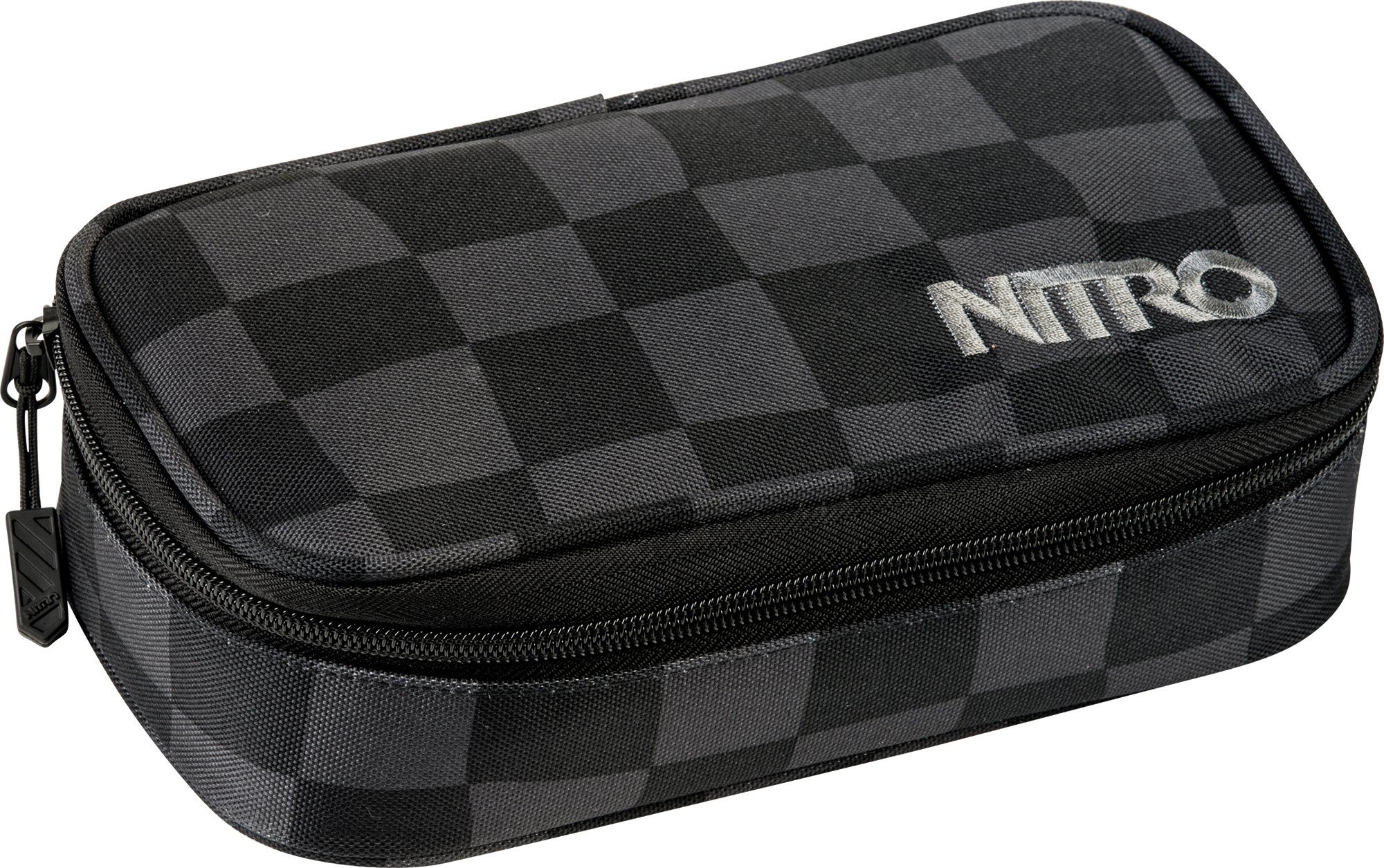 NITRO Federtasche Pencil Case Checker XL, Black