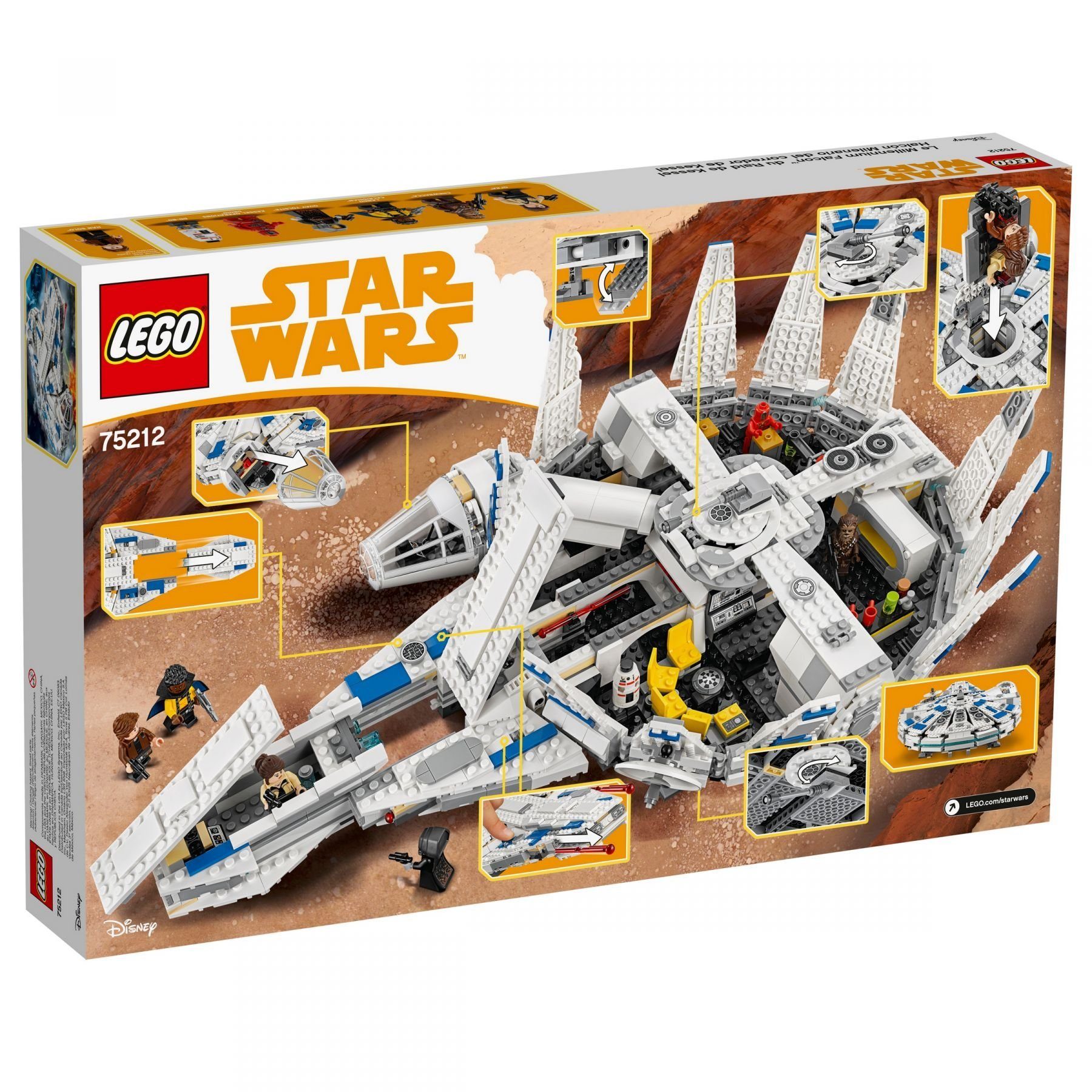 LEGO® Konstruktionsspielsteine LEGO® Star Run (Set, Falcon™, - Millennium Kessel Wars™ St) 1414
