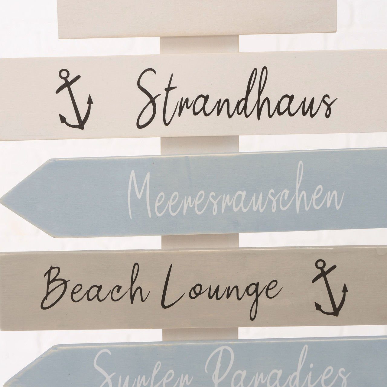 Spetebo Dekoobjekt Holz Gartenschild STRAND - günstig online kaufen