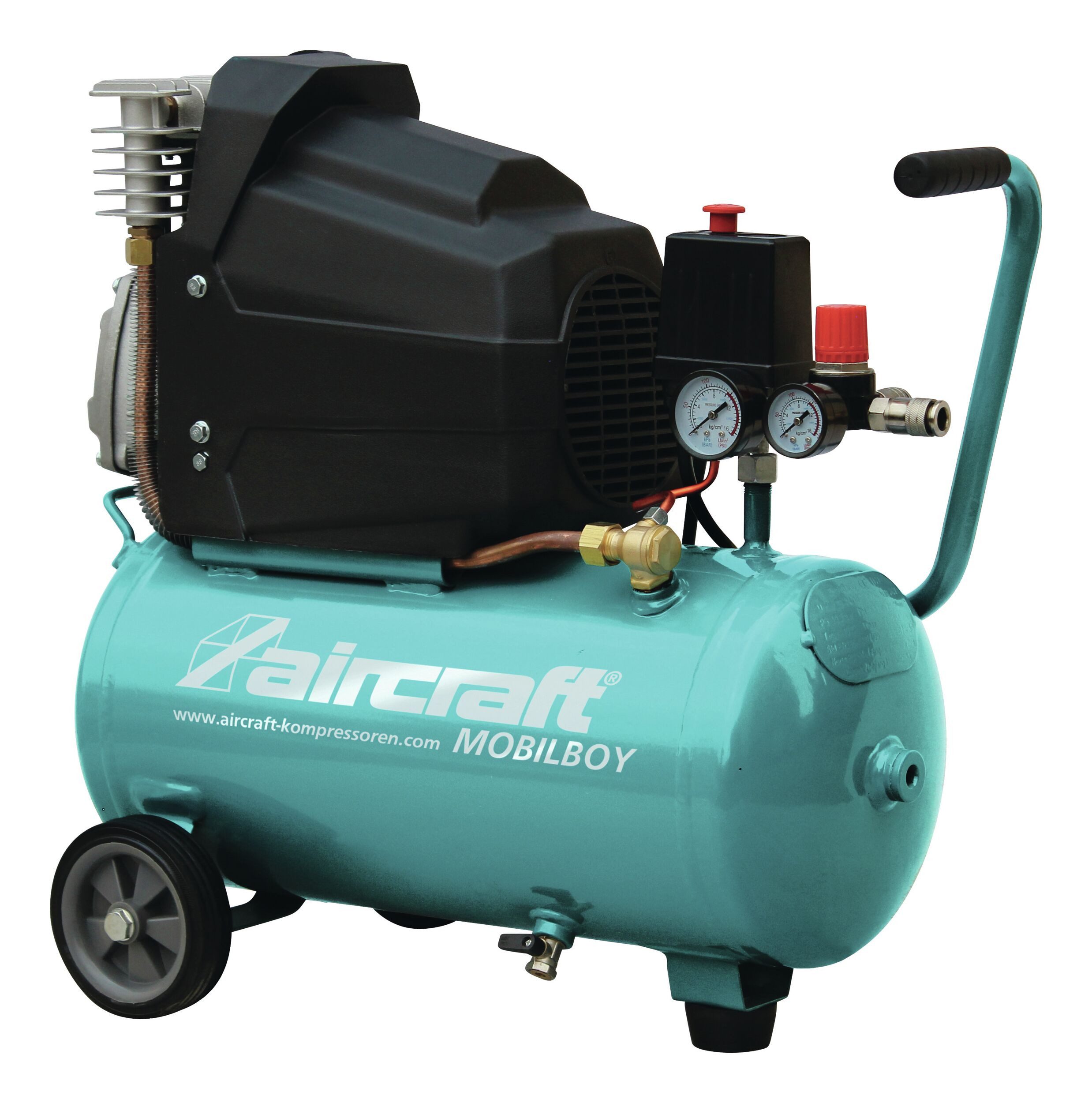 Aircraft Kompressor, 1250 W, max. 10 bar, Mobilboy 261/24T E