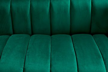 riess-ambiente 2-Sitzer NOBLESSE 165cm smaragdgrün, Einzelartikel 1 Teile