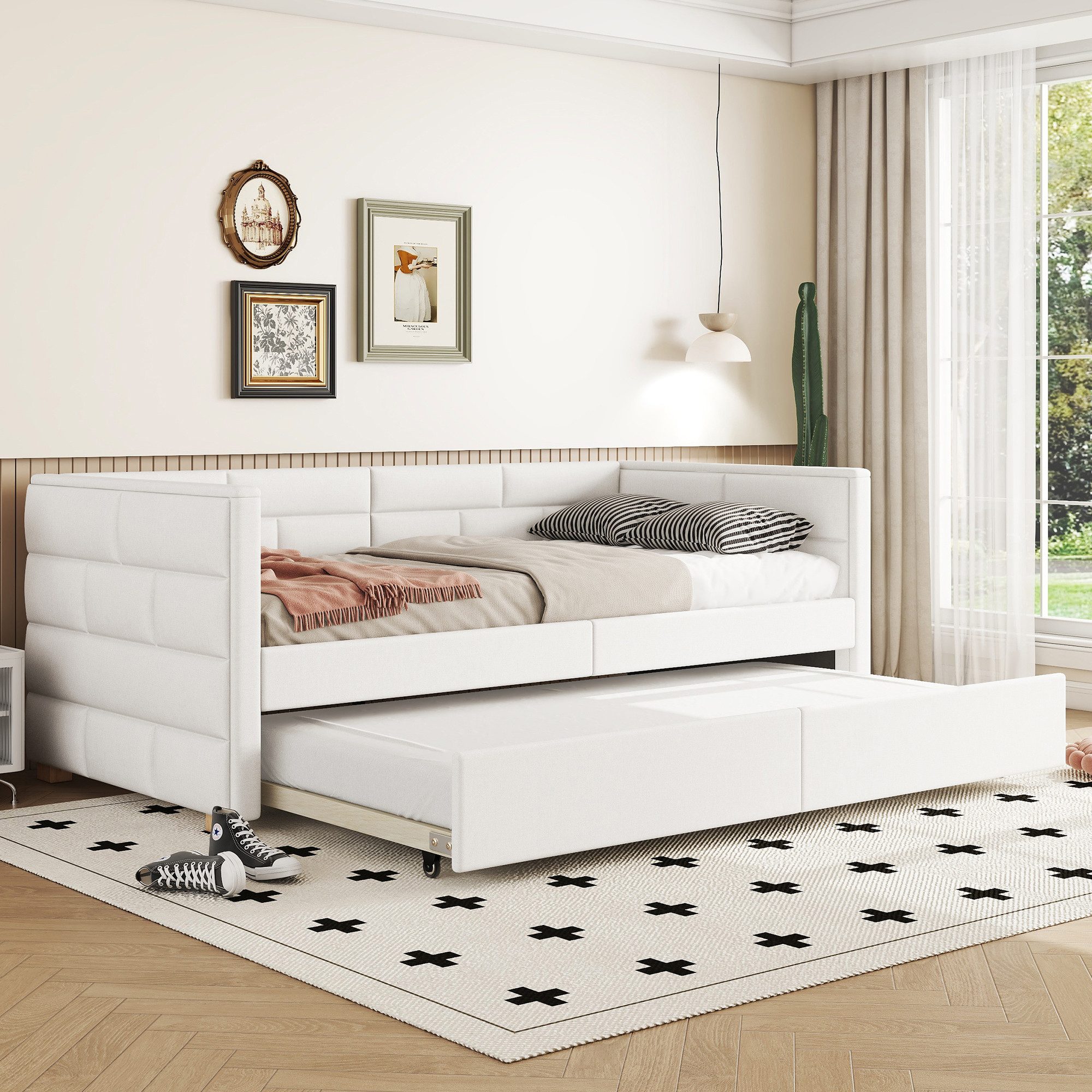STILVORA Schlafsofa mit bettfunktion,Polsterbett 90×200 ohne günstig online kaufen