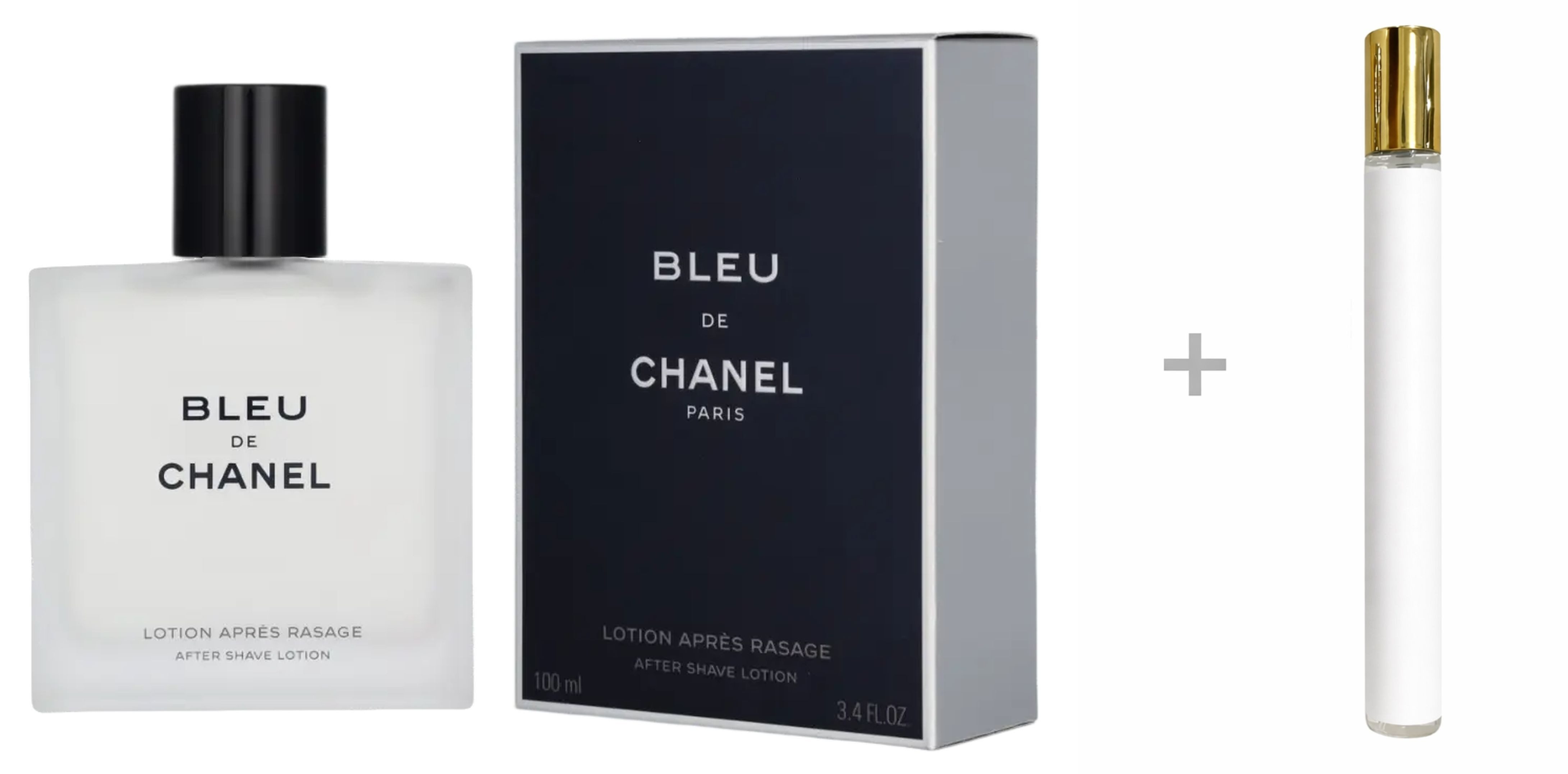 CHANEL After Shave Lotion Bleu Pour Homme Herren + Reiseduft, CHANEL, zitrische Frische flüßige Lotion, holzigen Noten für Männer