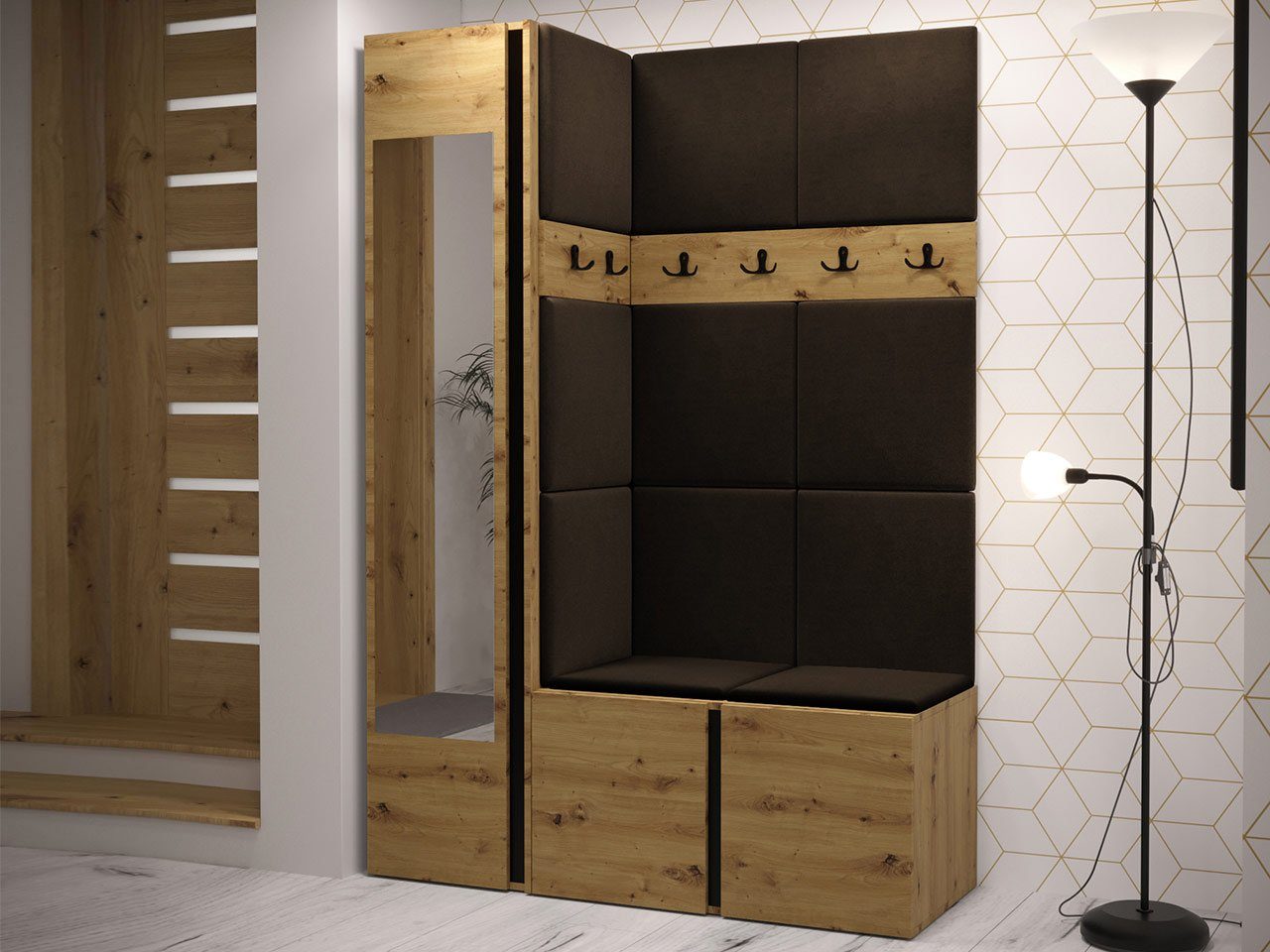 MIRJAN24 Garderoben-Set Orion X, (Komplett-Set, Schuhschrank, günstig online kaufen