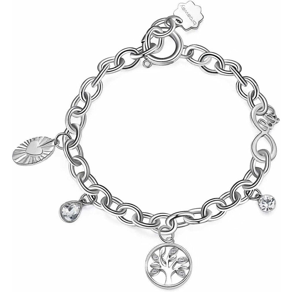 Brosway Kette mit Einhänger Elegant steel bracelet with Chakra pendants BHKB116