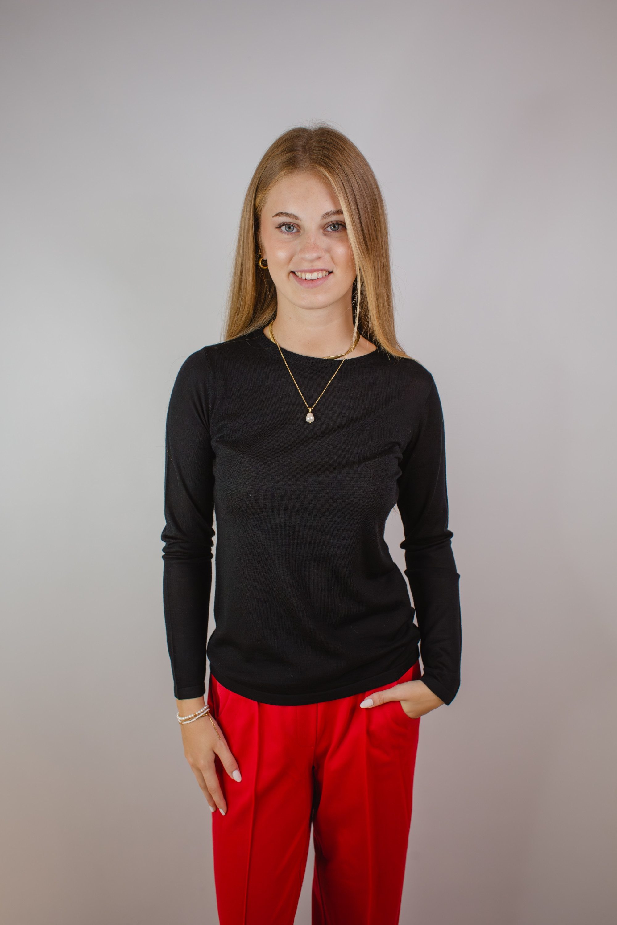 CATNOIR Wollpullover Pullover CATNOIR schwarz