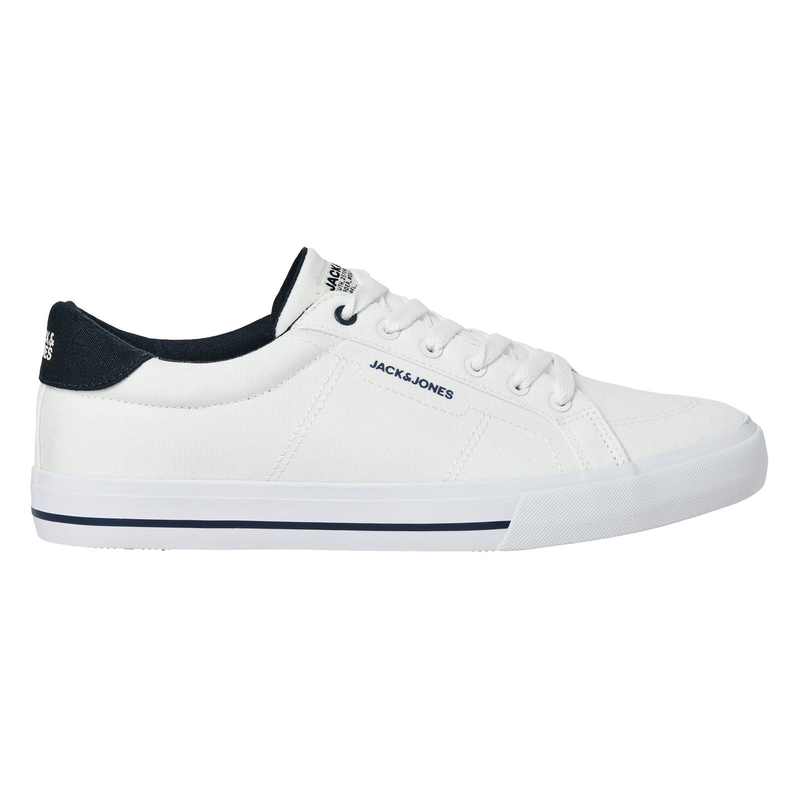 Jack & Jones Jerry Canvas Sneaker aus langlebigem Baumwoll-Canvas